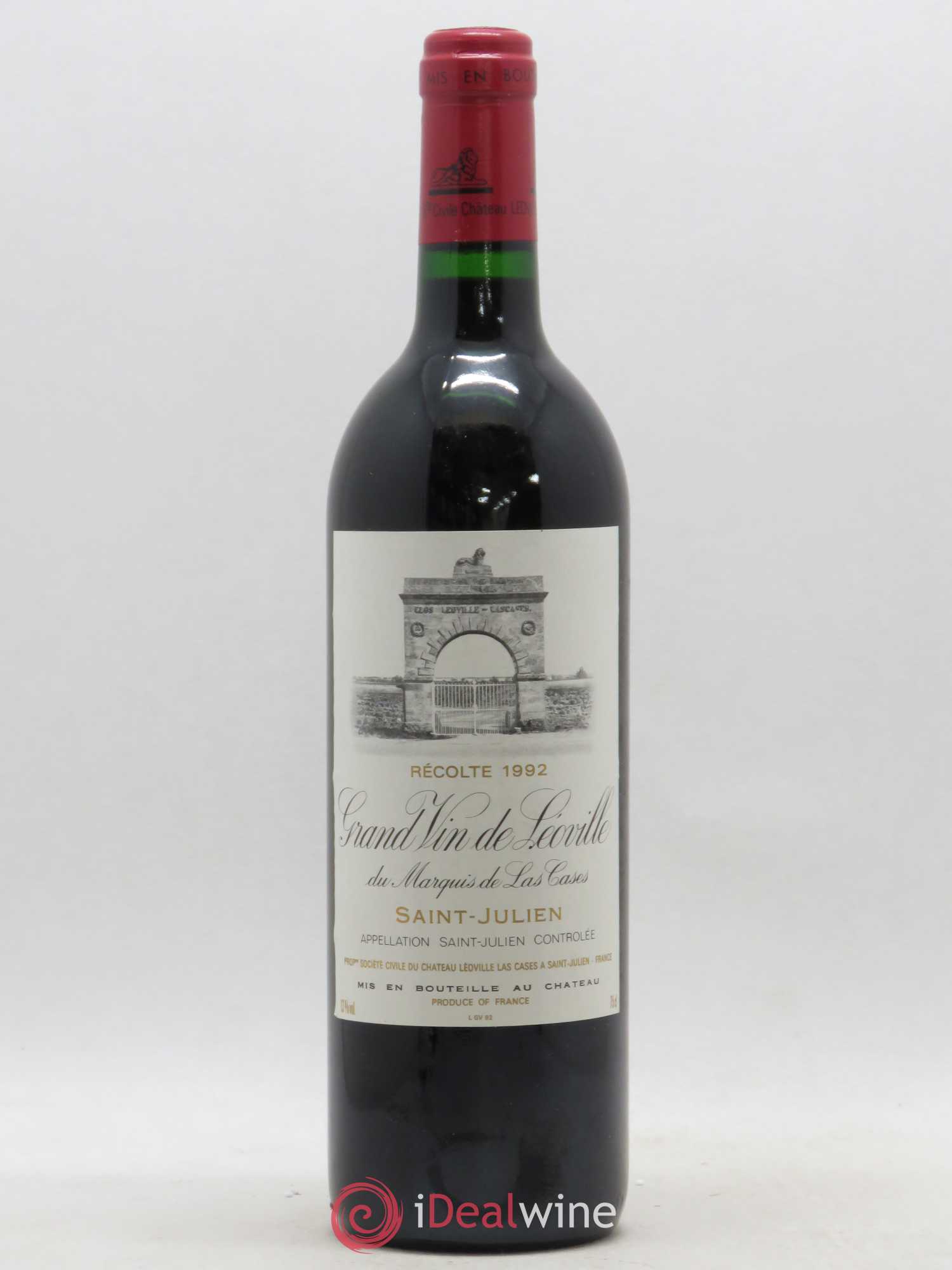 Château Léoville Las Cases 2ème Grand Cru Classé 1992 - Lot de 1 bouteille - 0