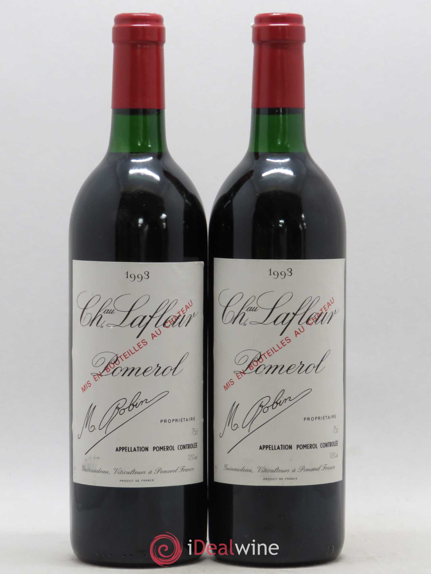 Château Lafleur 1993 - Lot de 2 bouteilles - 0