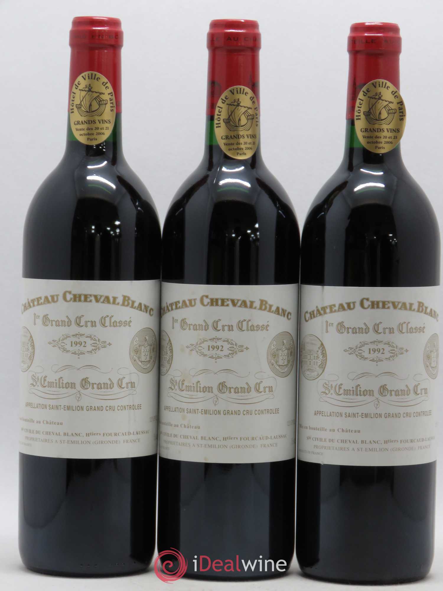 Château Cheval Blanc 1er Grand Cru Classé A 1992 - Lot de 12 bouteilles - 2