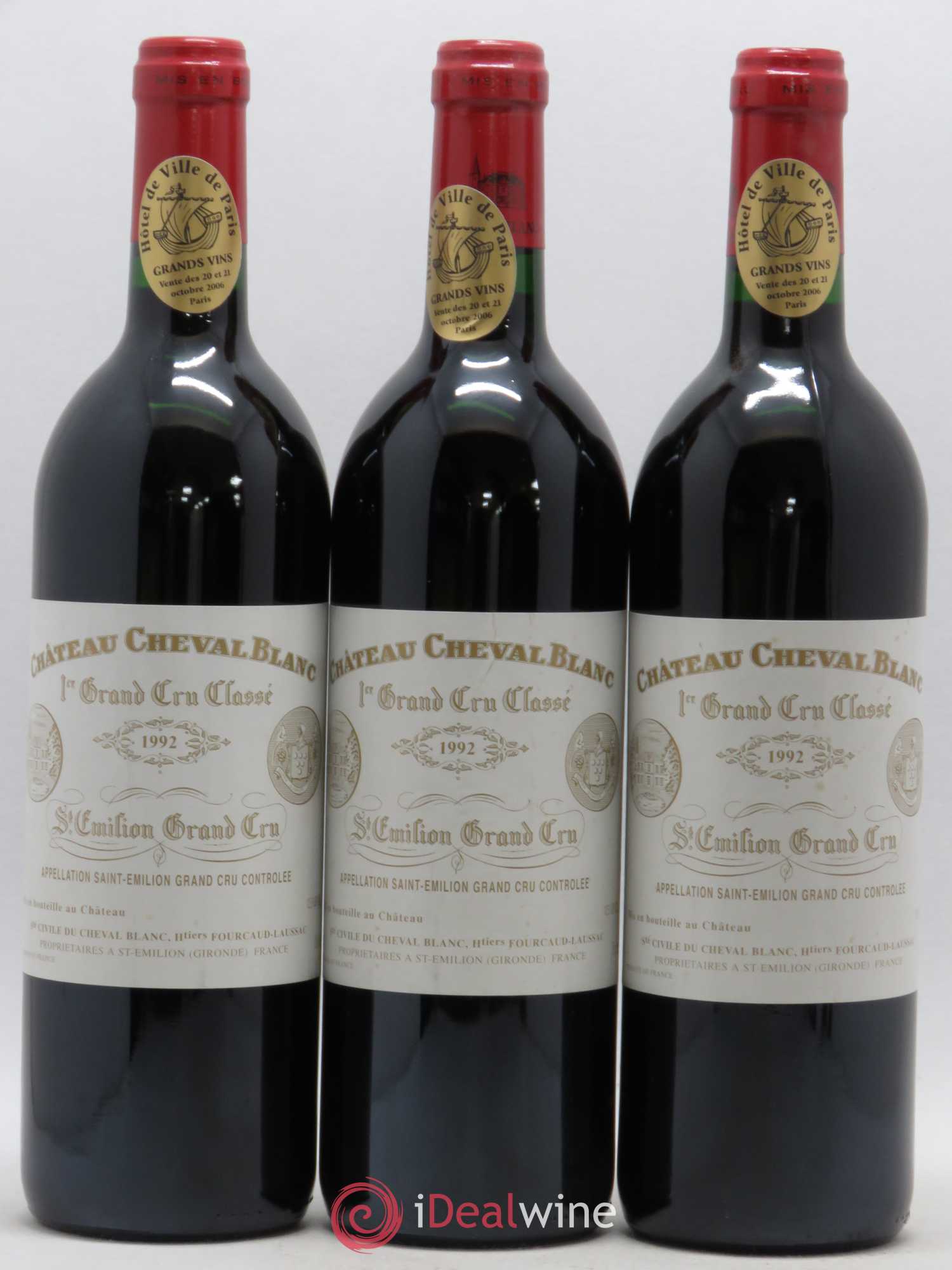 Château Cheval Blanc 1er Grand Cru Classé A 1992 - Lot de 12 bouteilles - 4