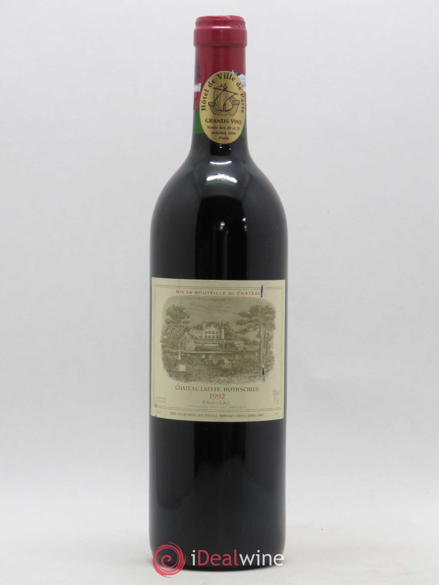 Château Lafite Rothschild 1er Grand Cru Classé 1992 - Lot de 1 bouteille - 0