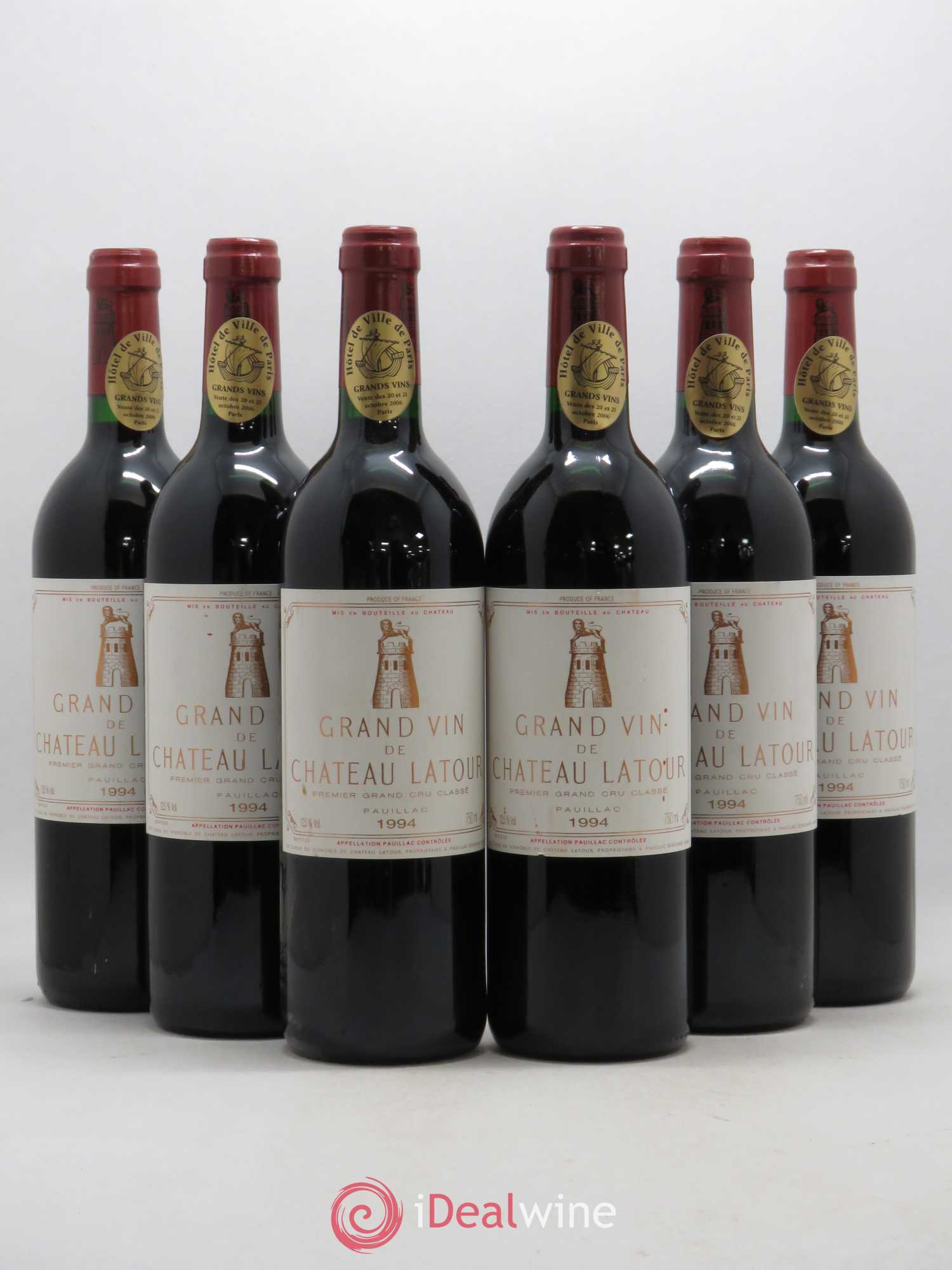 Château Latour 1er Grand Cru Classé 1994 - Lot de 6 bouteilles - 0