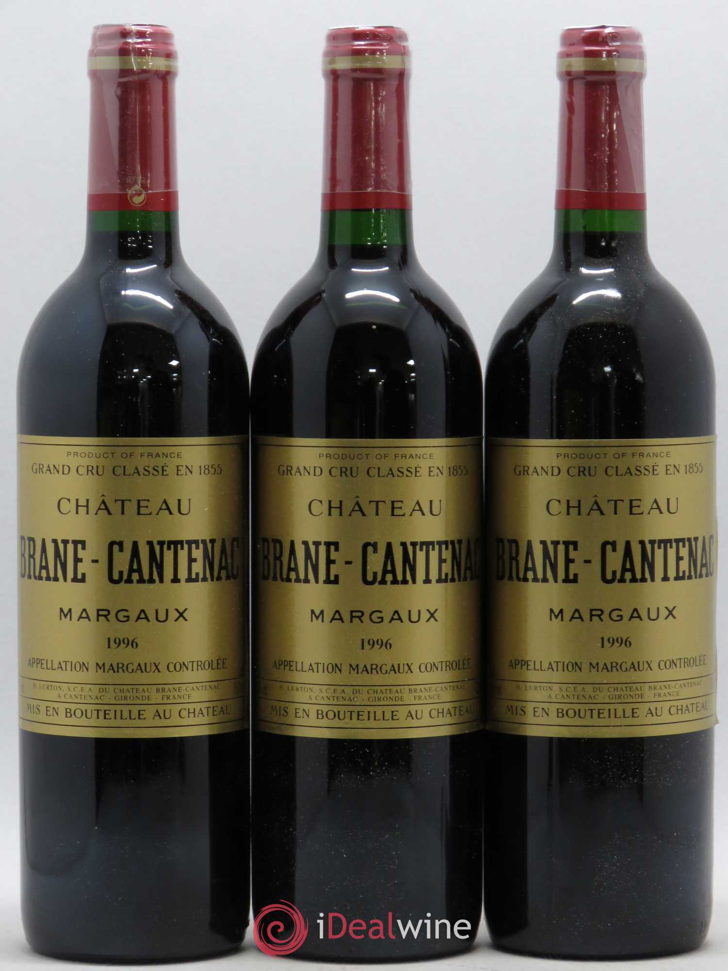 Château Brane Cantenac 2ème Grand Cru Classé 1996 - Lot de 12 bouteilles - 4
