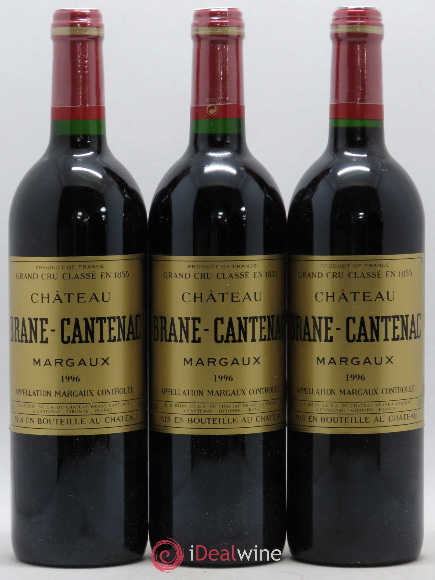 Château Brane Cantenac 2ème Grand Cru Classé 1996 - Lot de 12 bouteilles - 4