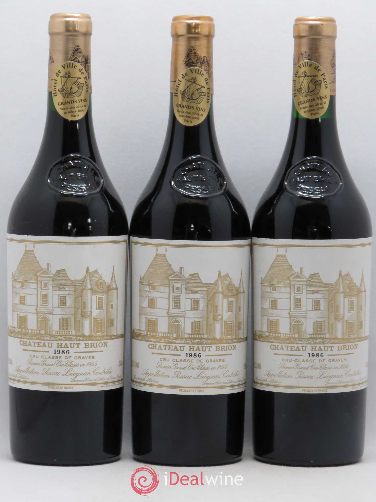 Château Haut Brion 1er Grand Cru Classé 1986 - Lotto di 6 bottiglie - 2
