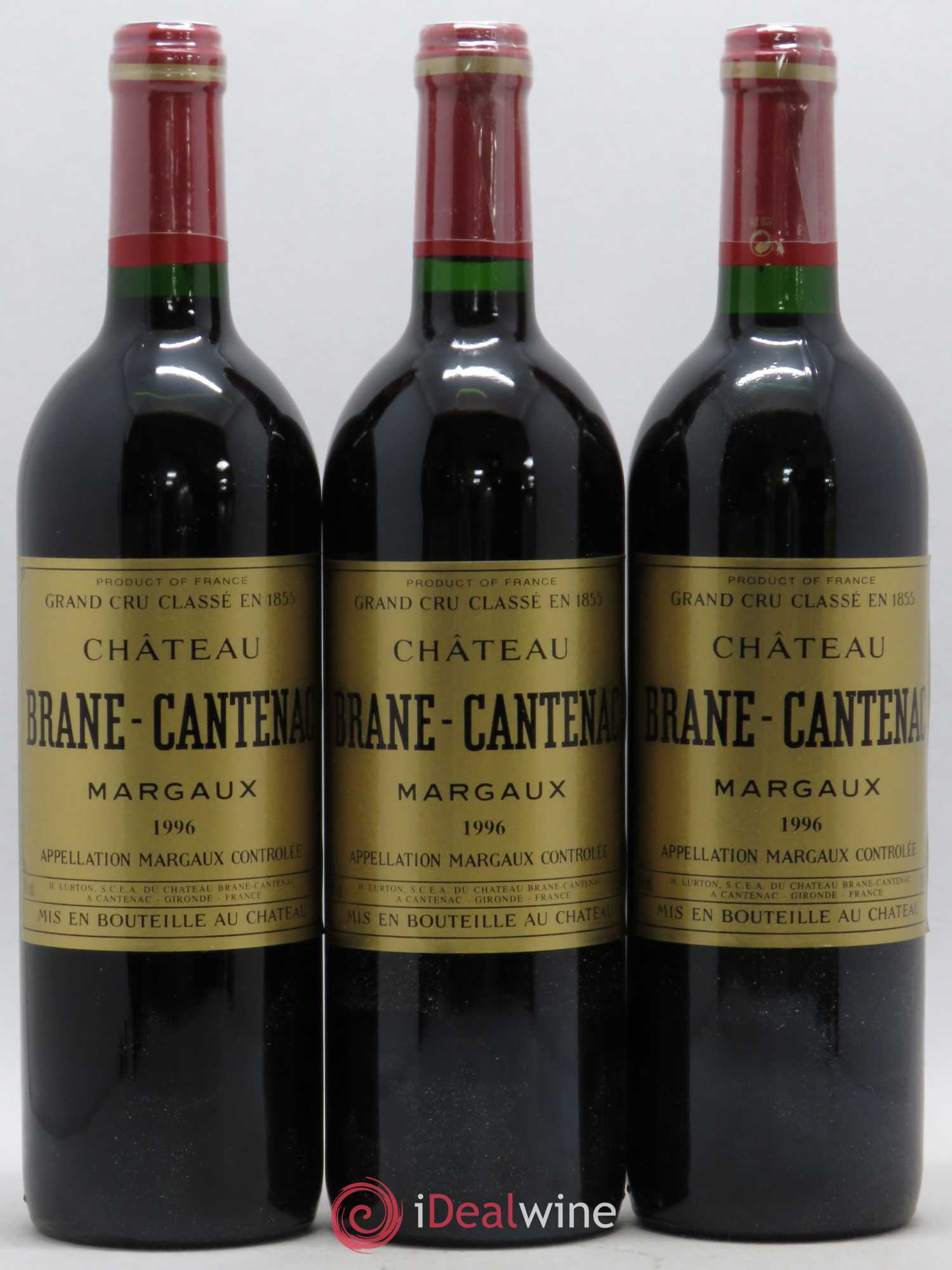 Château Brane Cantenac 2ème Grand Cru Classé 1996 - Lot de 6 bouteilles - 2
