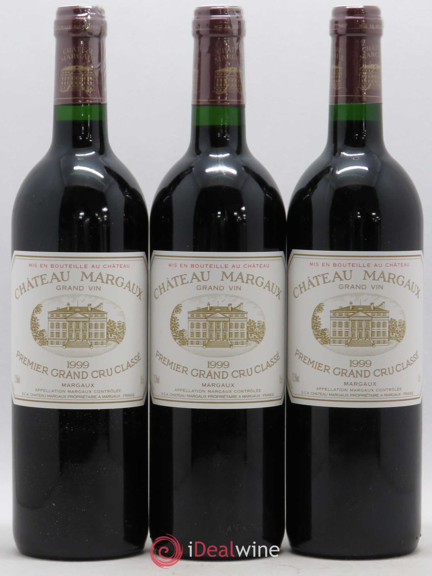 Château Margaux 1er Grand Cru Classé 1999 - Lot de 12 bouteilles - 1
