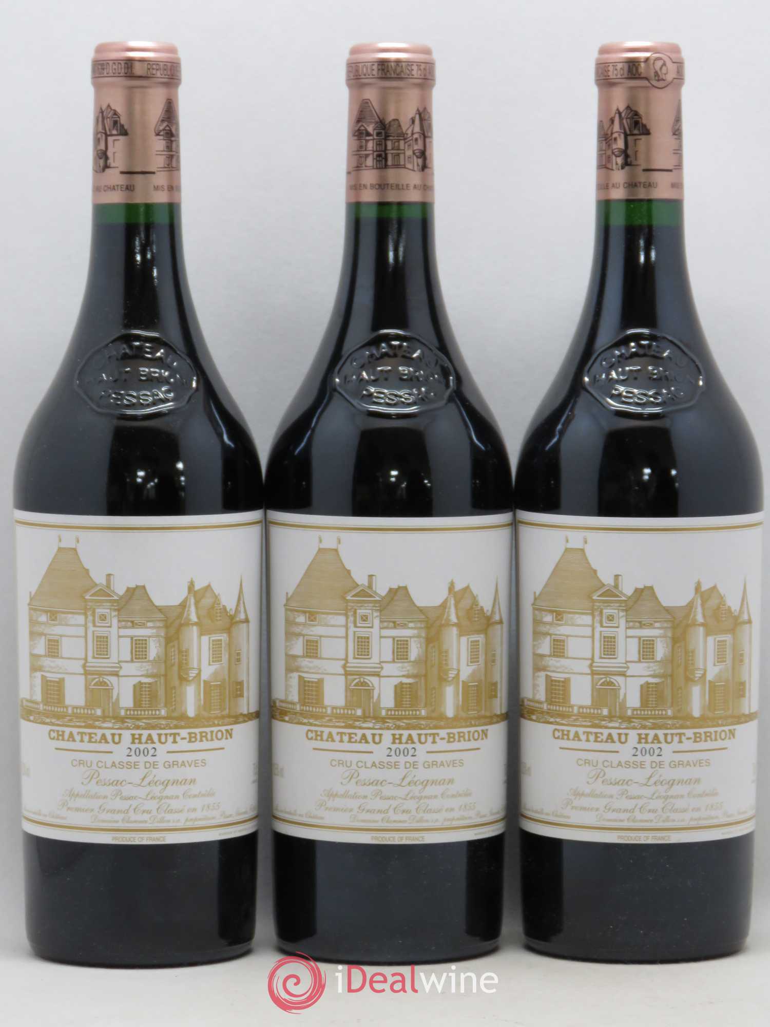 Château Haut Brion 1er Grand Cru Classé 2002 - Lot de 12 bouteilles - 3