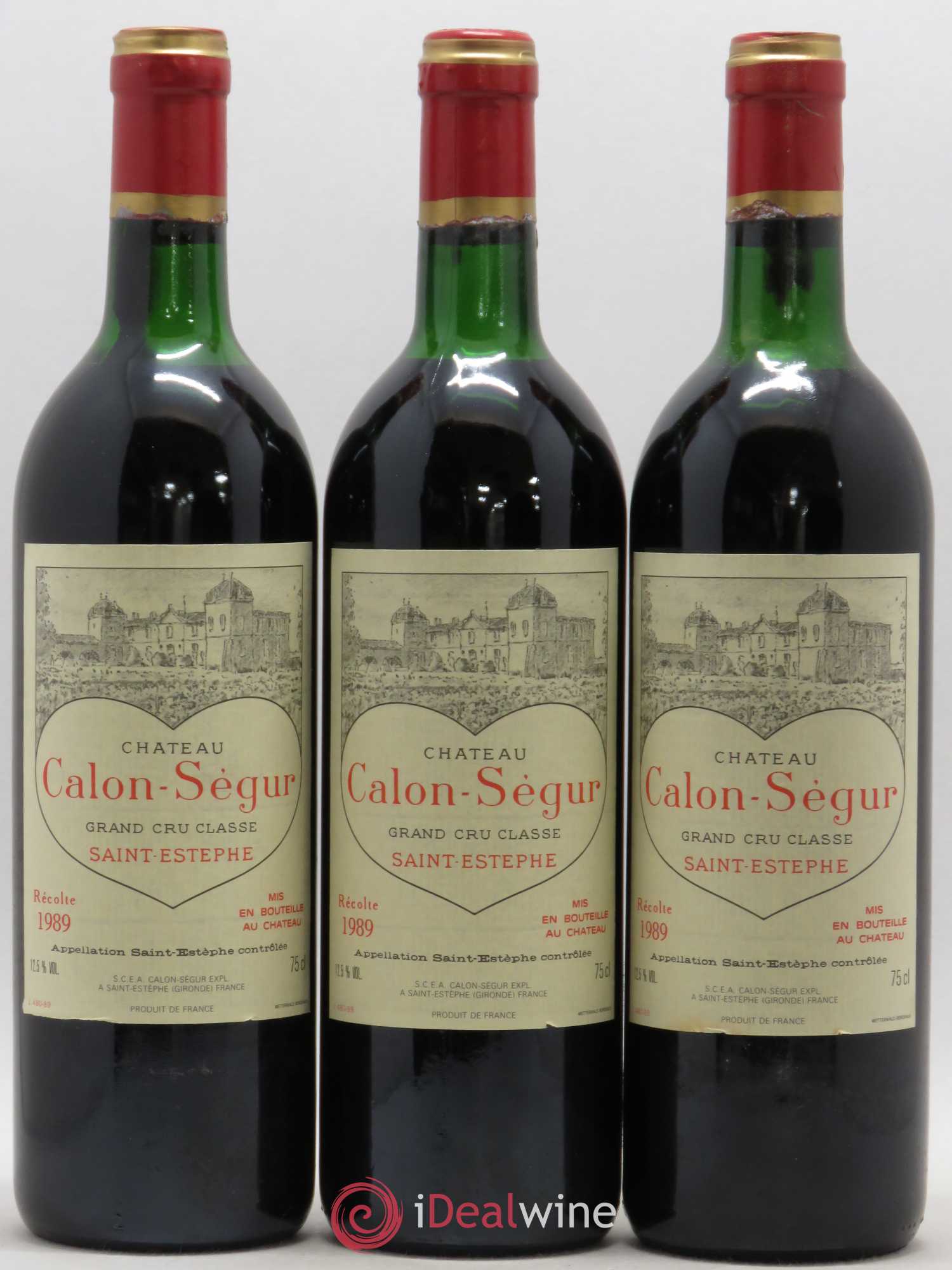 Château Calon Ségur 3ème Grand Cru Classé 1989 - Lot de 6 bouteilles - 2