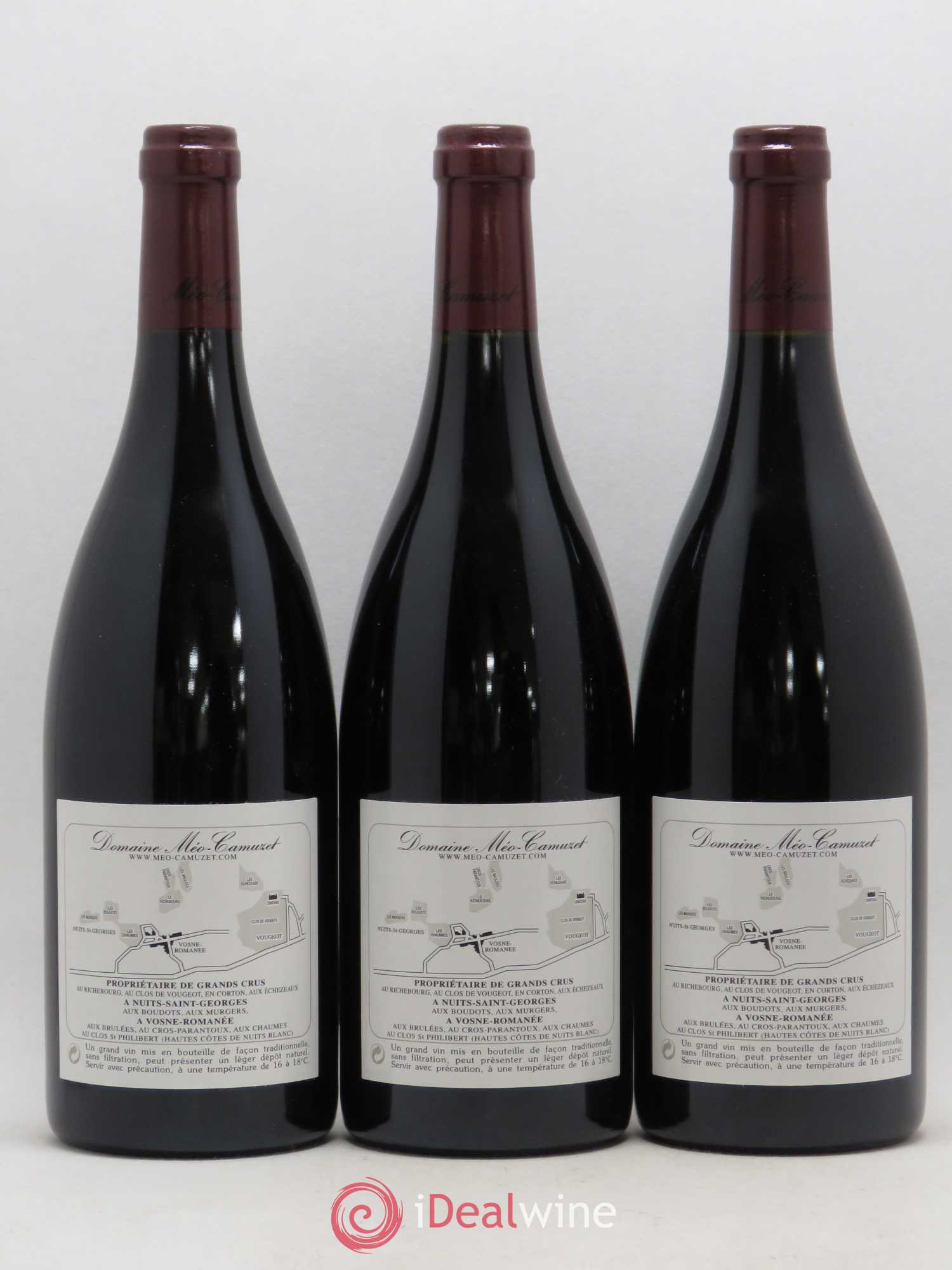Vosne-Romanée 1er Cru Aux Brûlées Méo-Camuzet (Domaine) 2003 - Lot de 3 bouteilles - 1