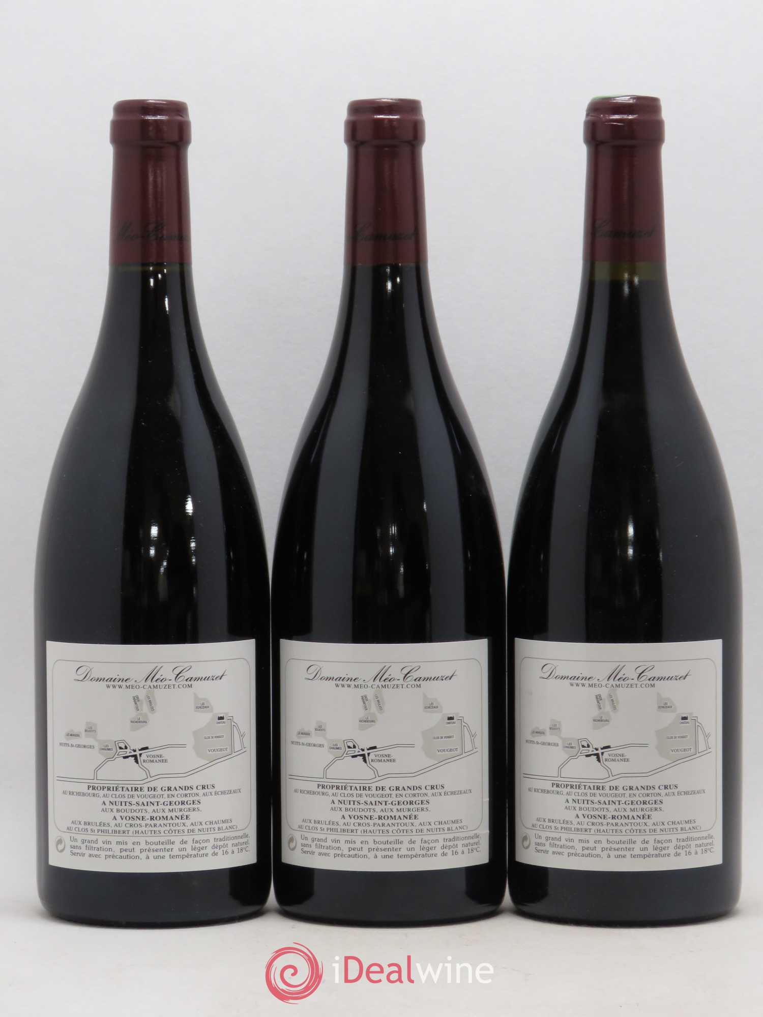 Vosne-Romanée 1er Cru Aux Brûlées Méo-Camuzet (Domaine) 2003 - Lot de 3 bouteilles - 1