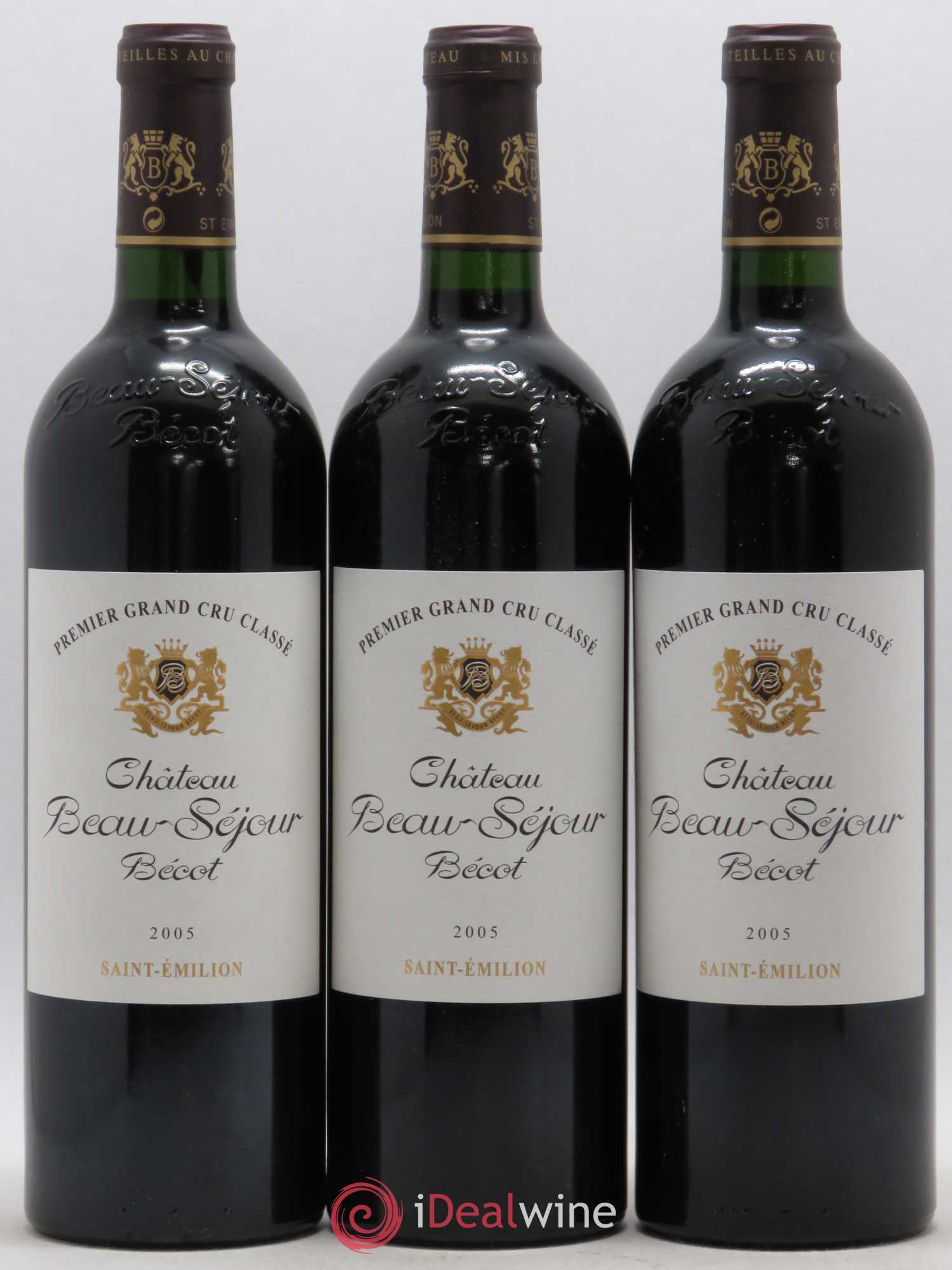 Château Beau-Séjour Bécot 1er Grand Cru Classé B 2005 - Lot de 12 bouteilles - 1