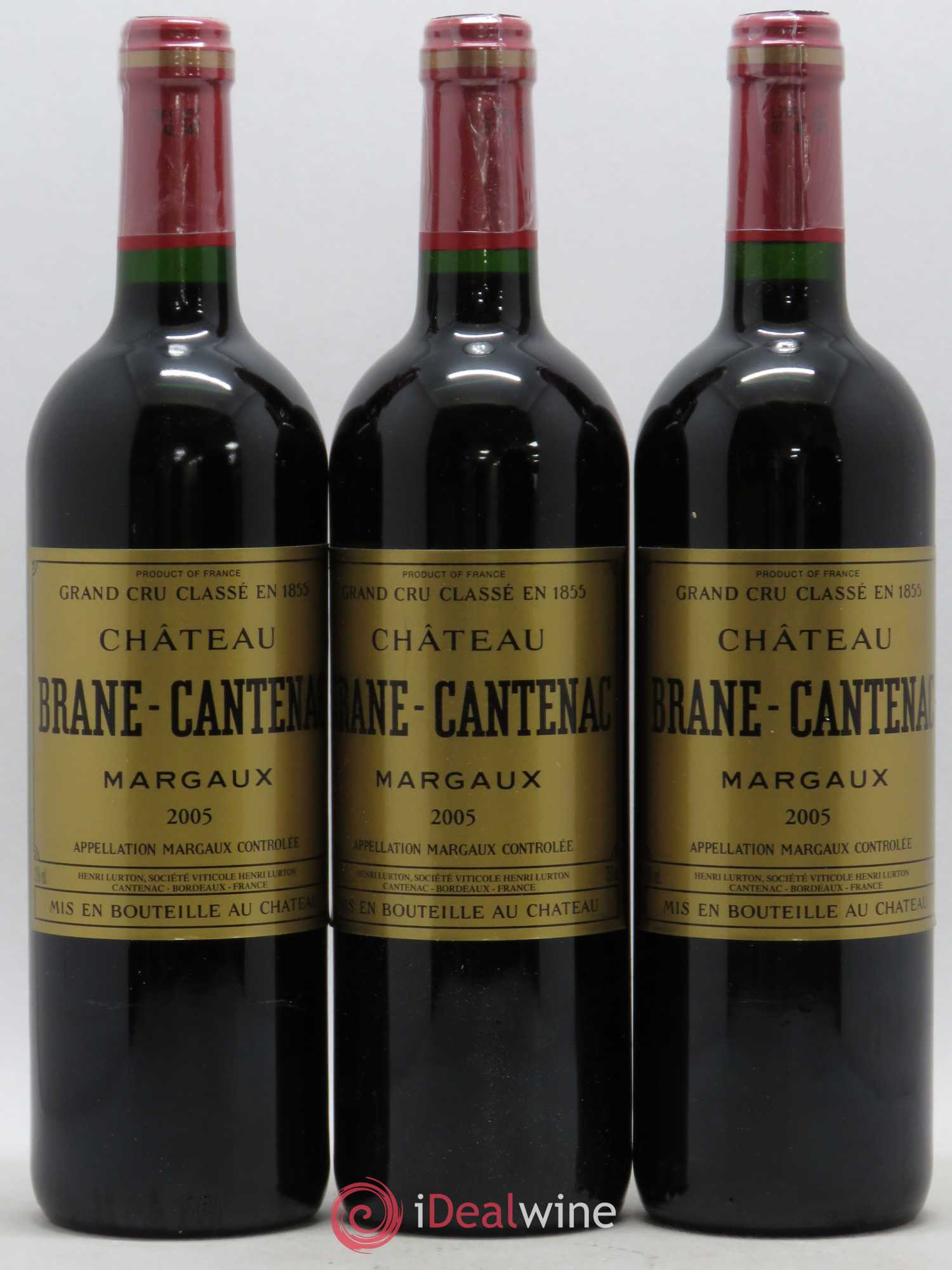 Château Brane Cantenac 2ème Grand Cru Classé 2005 - Lot de 12 bouteilles - 1