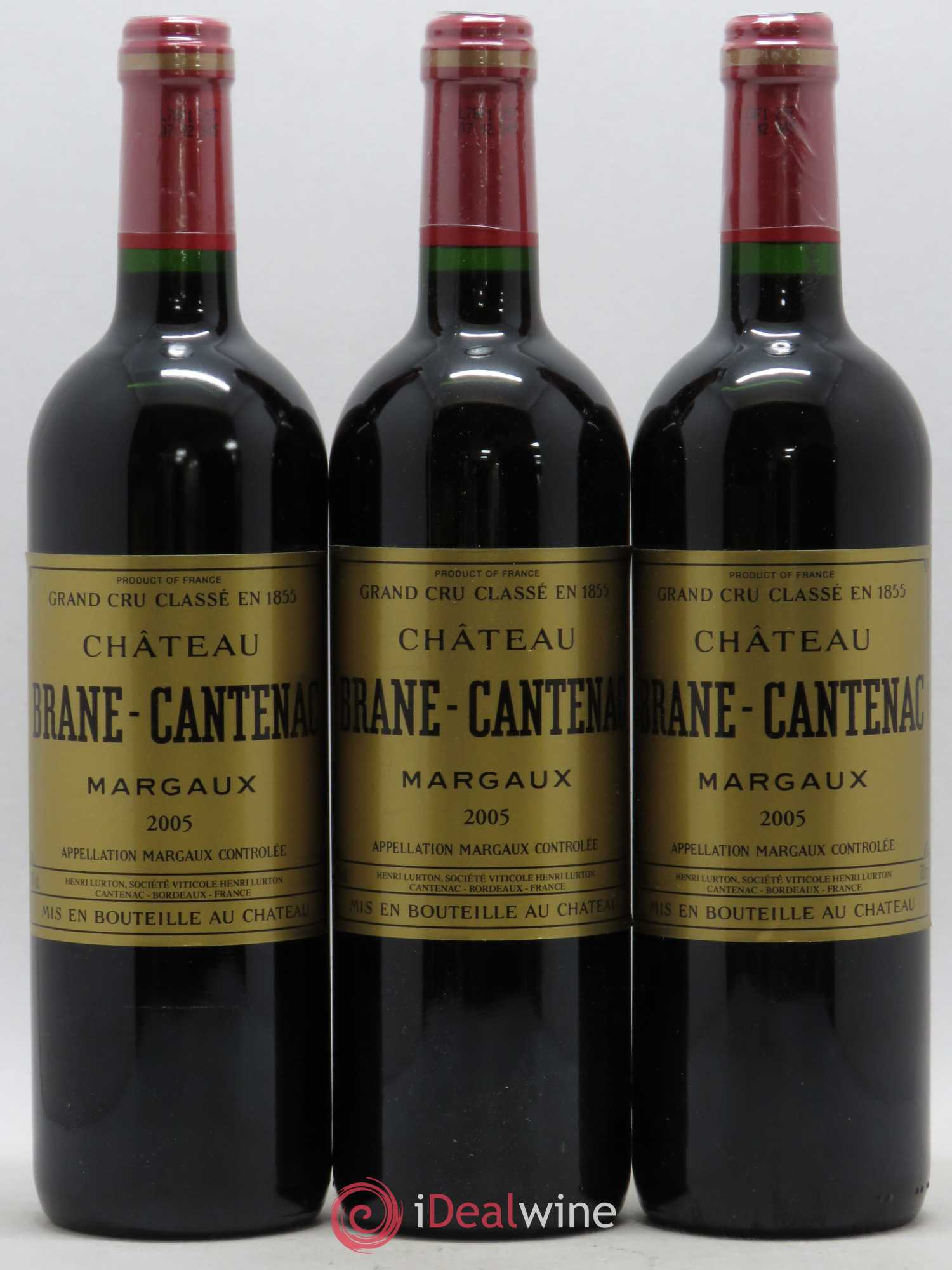 Château Brane Cantenac 2ème Grand Cru Classé 2005 - Lot de 12 bouteilles - 2