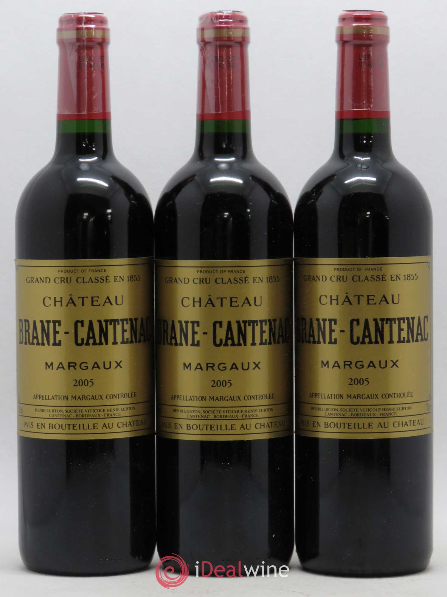 Château Brane Cantenac 2ème Grand Cru Classé 2005 - Lot de 12 bouteilles - 1