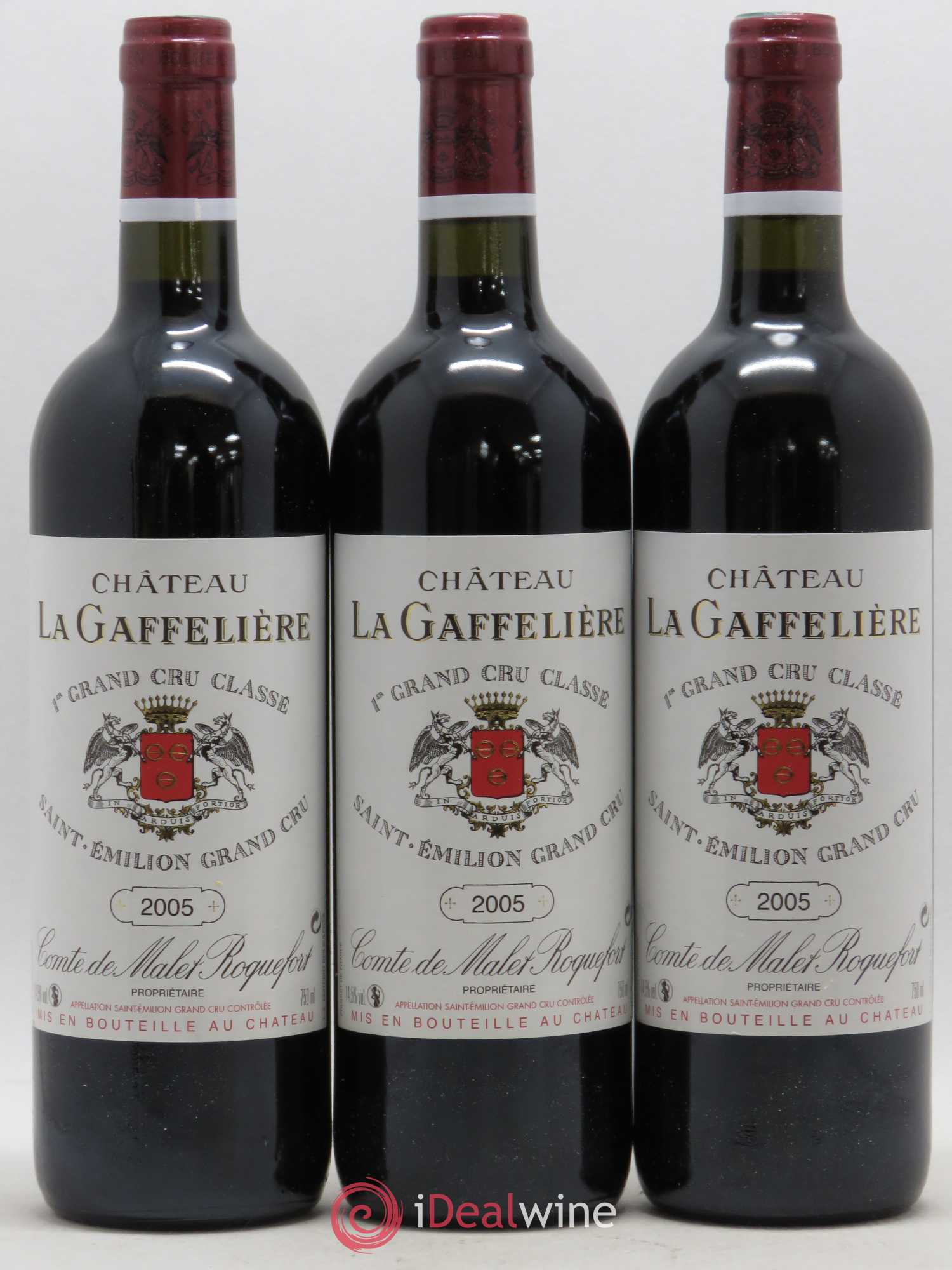 Château la Gaffelière 1er Grand Cru Classé B 2005 - Lotto di 12 bottiglie - 3