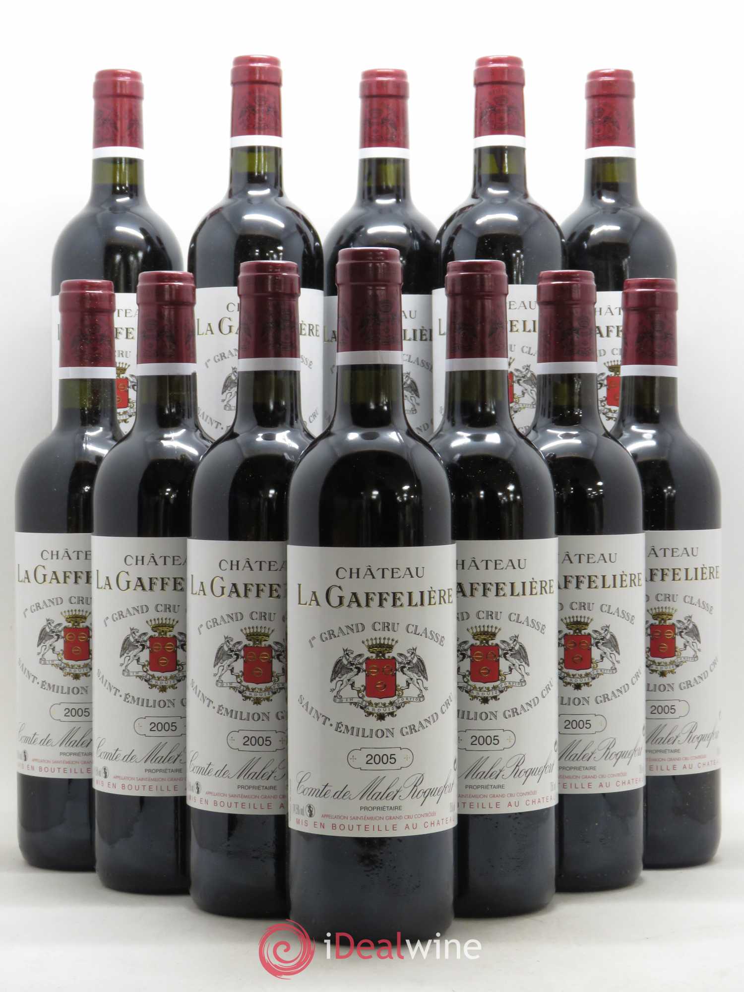 Château la Gaffelière 1er Grand Cru Classé B 2005 - Lot de 12 bouteilles - 0