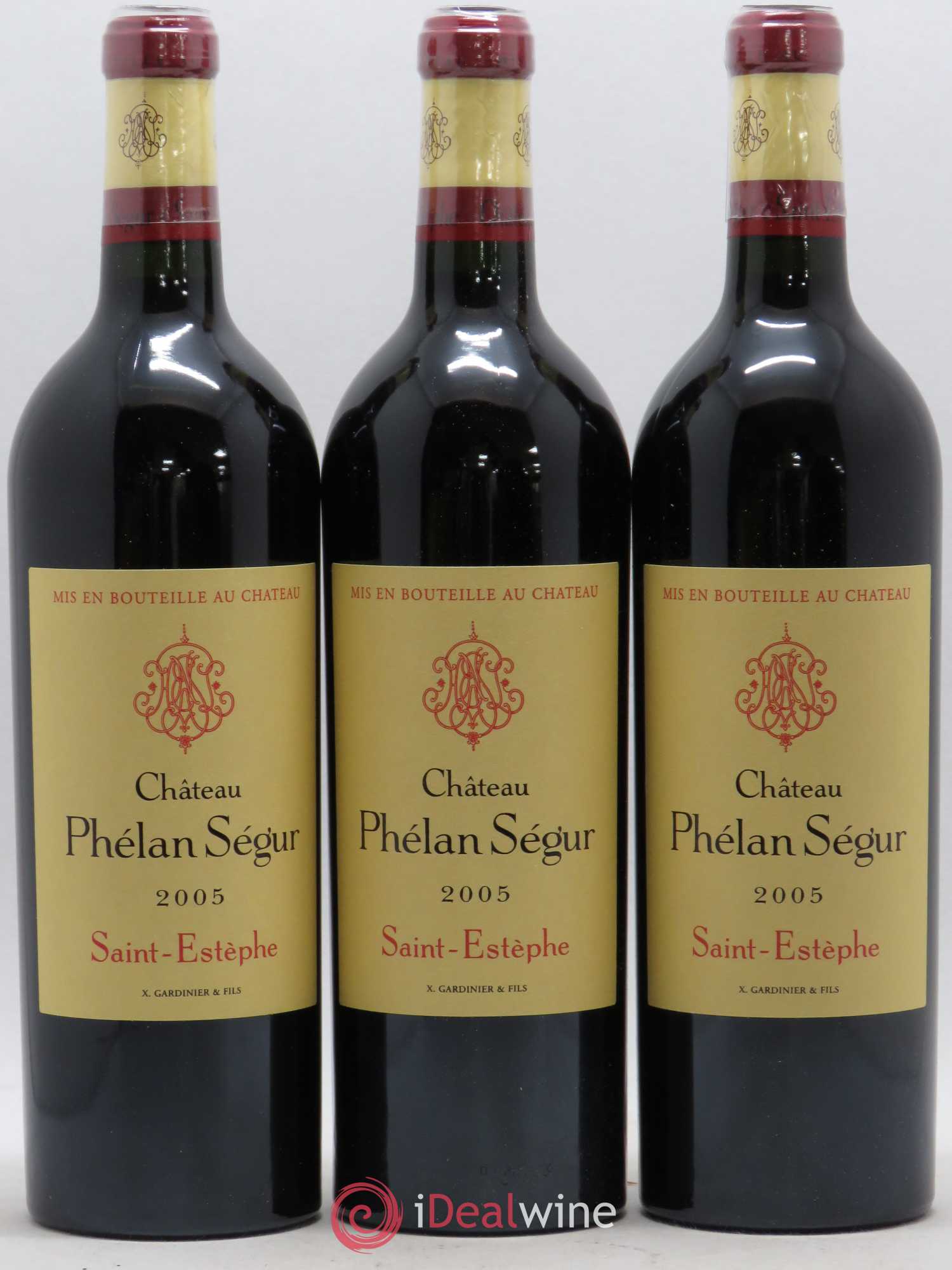 Château Phélan Ségur 2005 - Lot de 12 bouteilles - 1