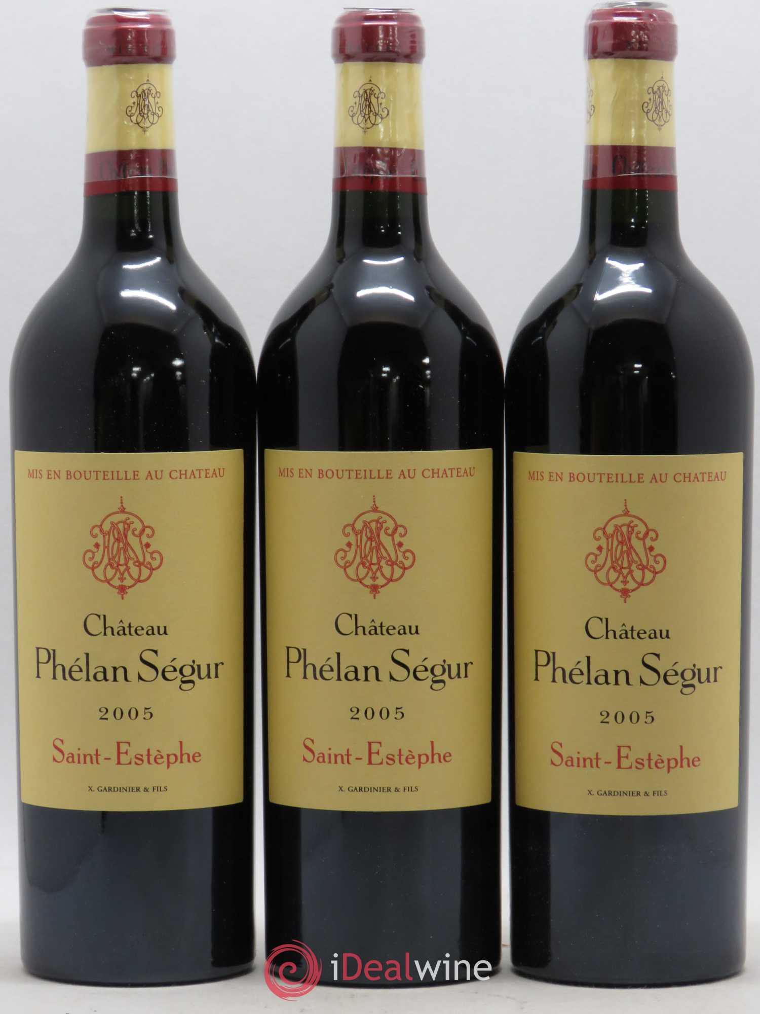 Château Phélan Ségur 2005 - Lot de 12 bouteilles - 2