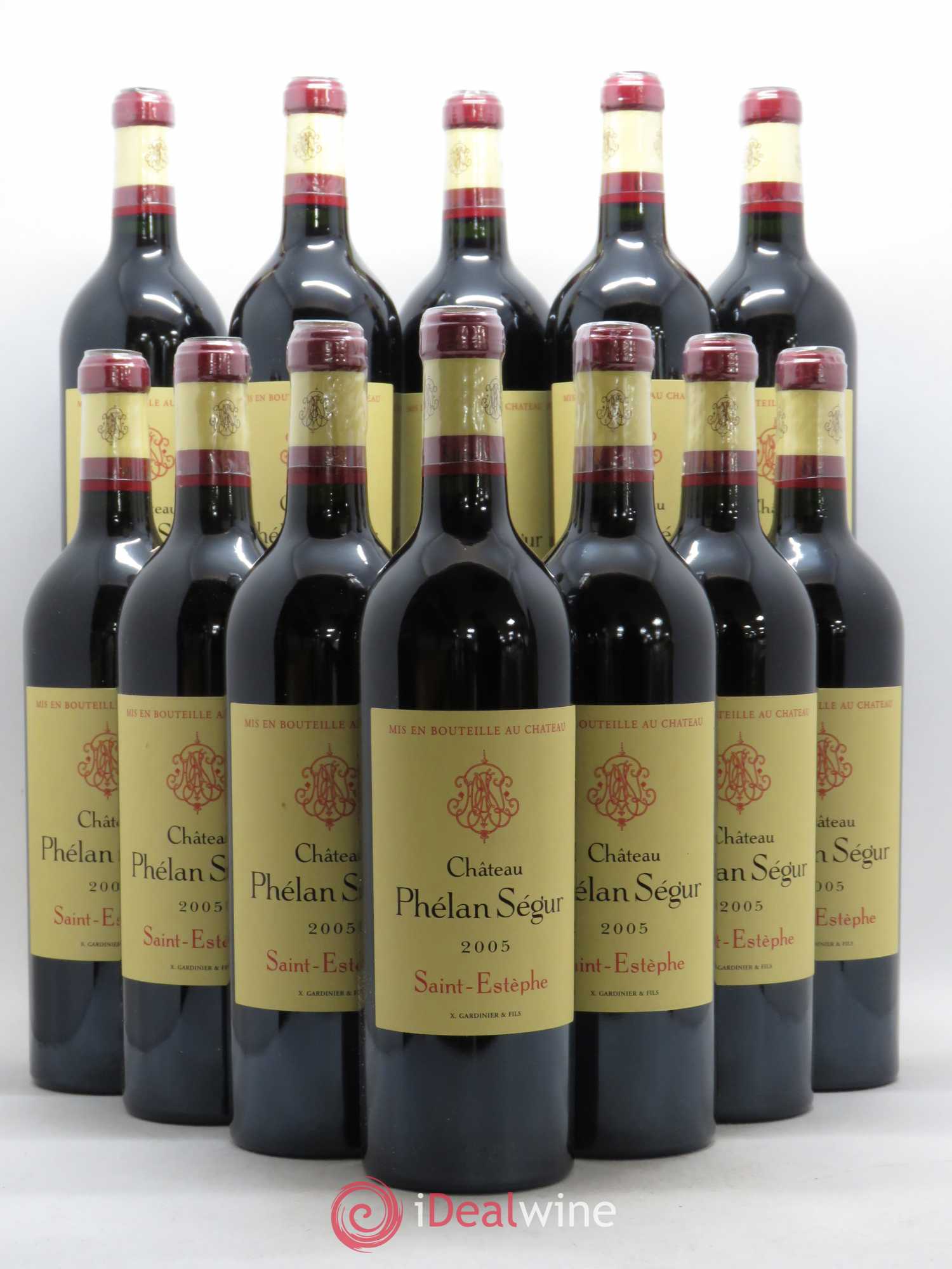 Château Phélan Ségur 2005 - Lot de 12 bouteilles - 0
