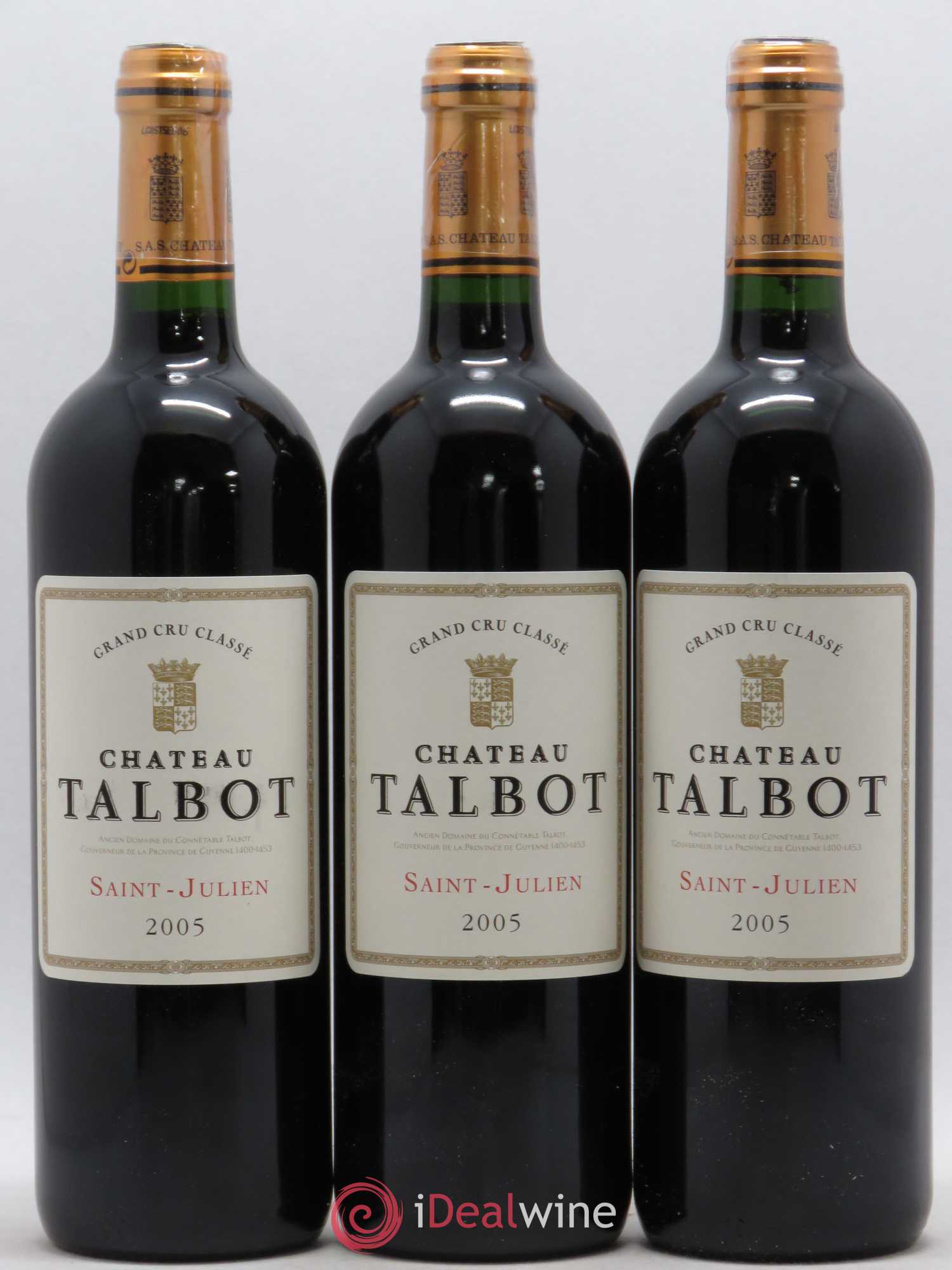 Château Talbot 4ème Grand Cru Classé 2005 - Lot de 12 bouteilles - 3