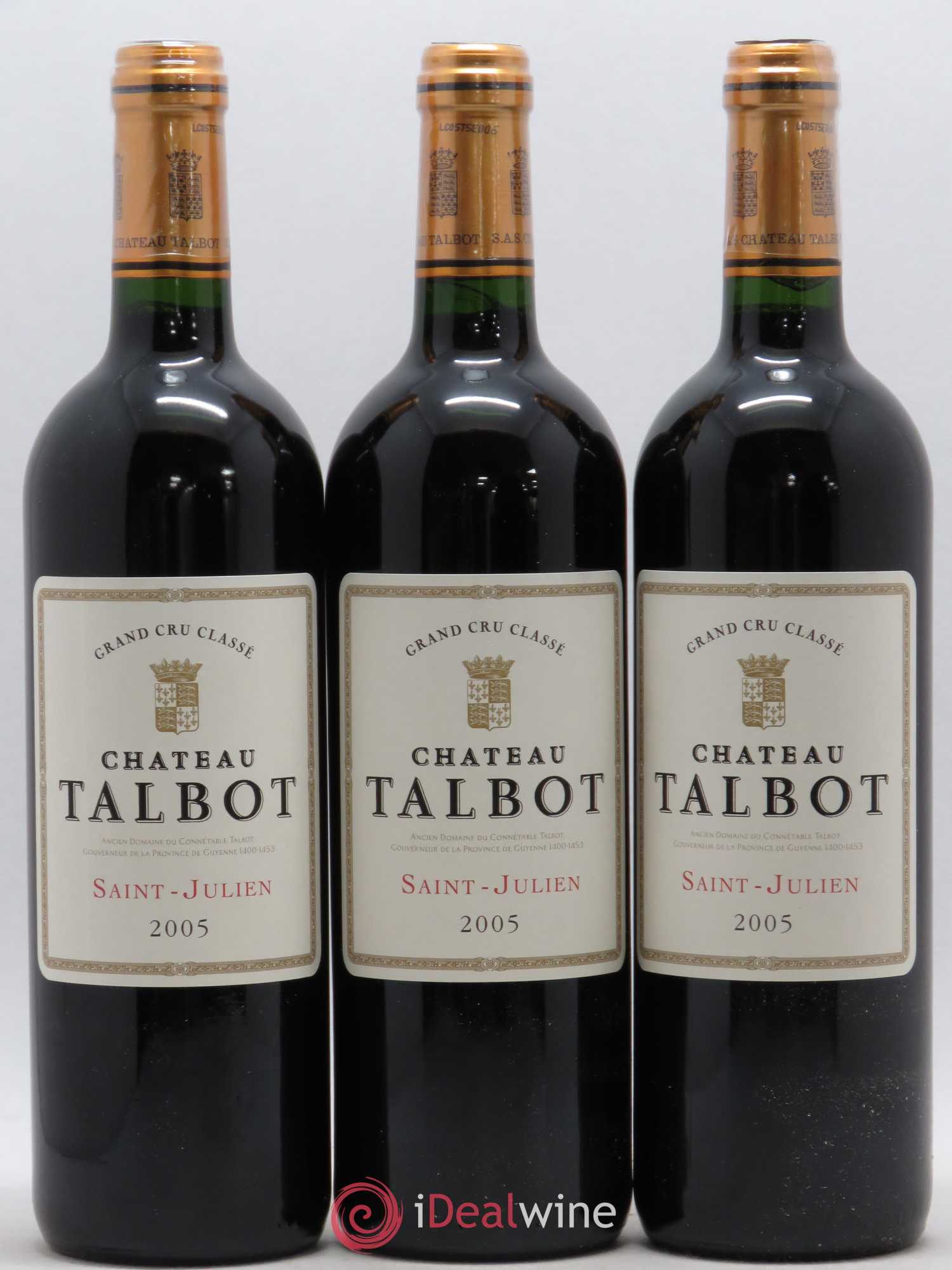 Château Talbot 4ème Grand Cru Classé 2005 - Lot de 12 bouteilles - 4