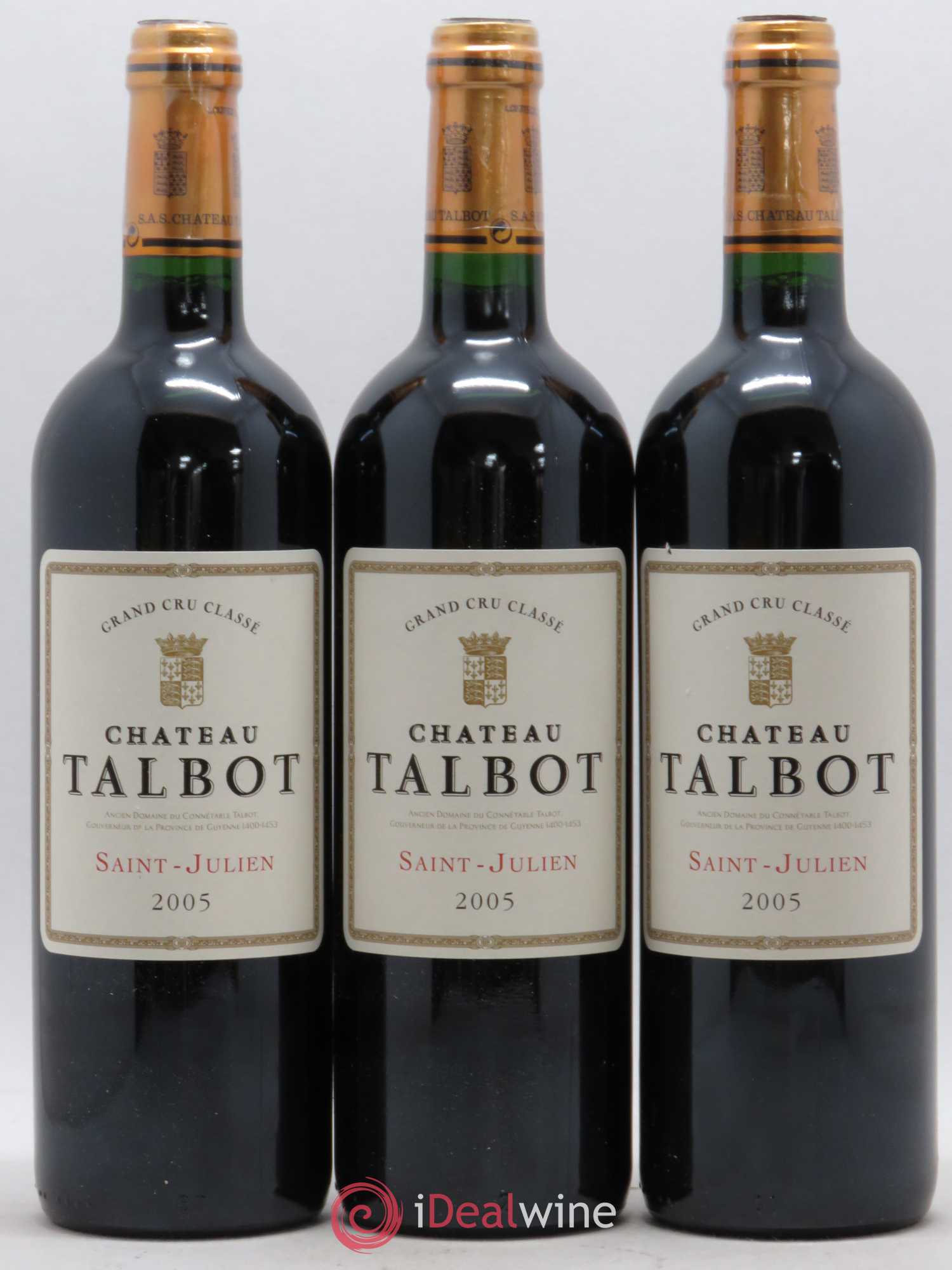 Château Talbot 4ème Grand Cru Classé 2005 - Lot de 12 bouteilles - 2