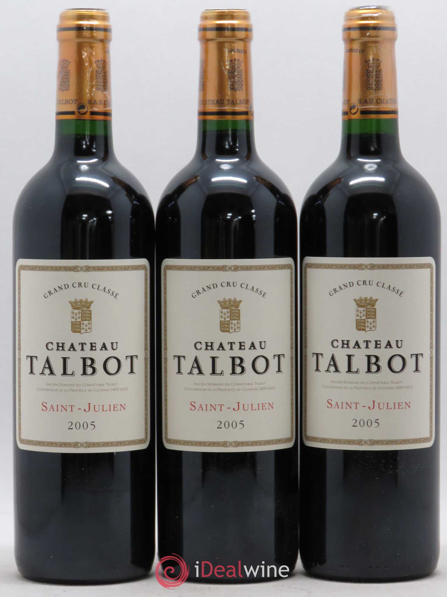 Château Talbot 4ème Grand Cru Classé 2005 - Lot de 12 bouteilles - 3