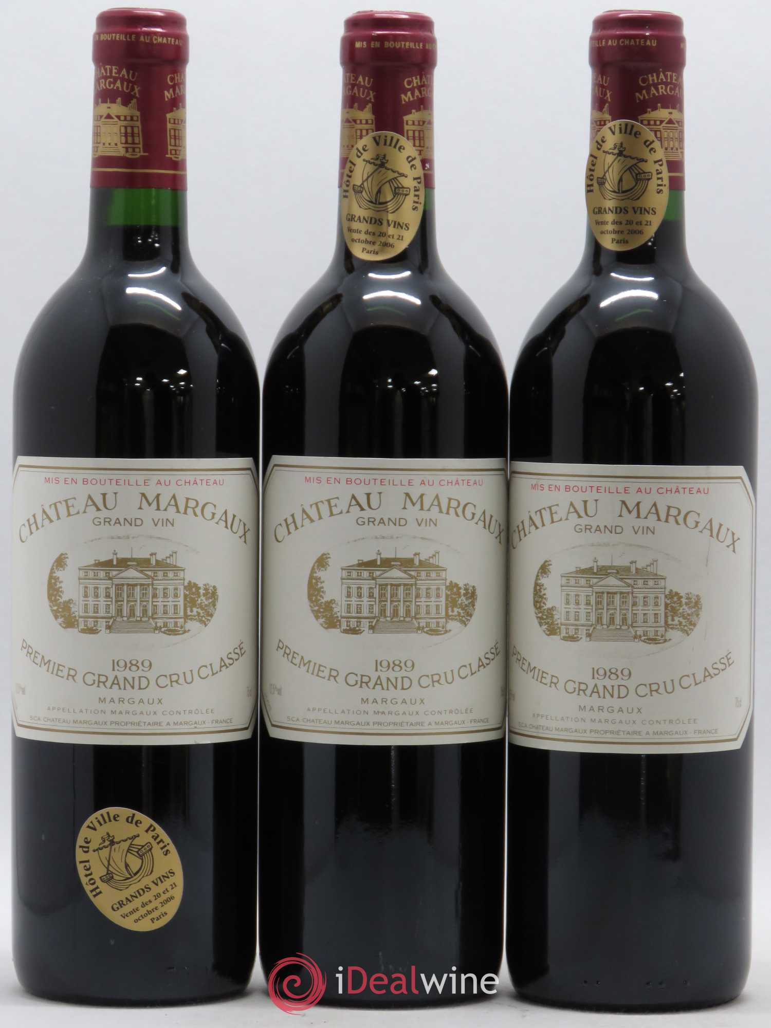 Château Margaux 1er Grand Cru Classé 1989 - Lot de 12 bouteilles - 1