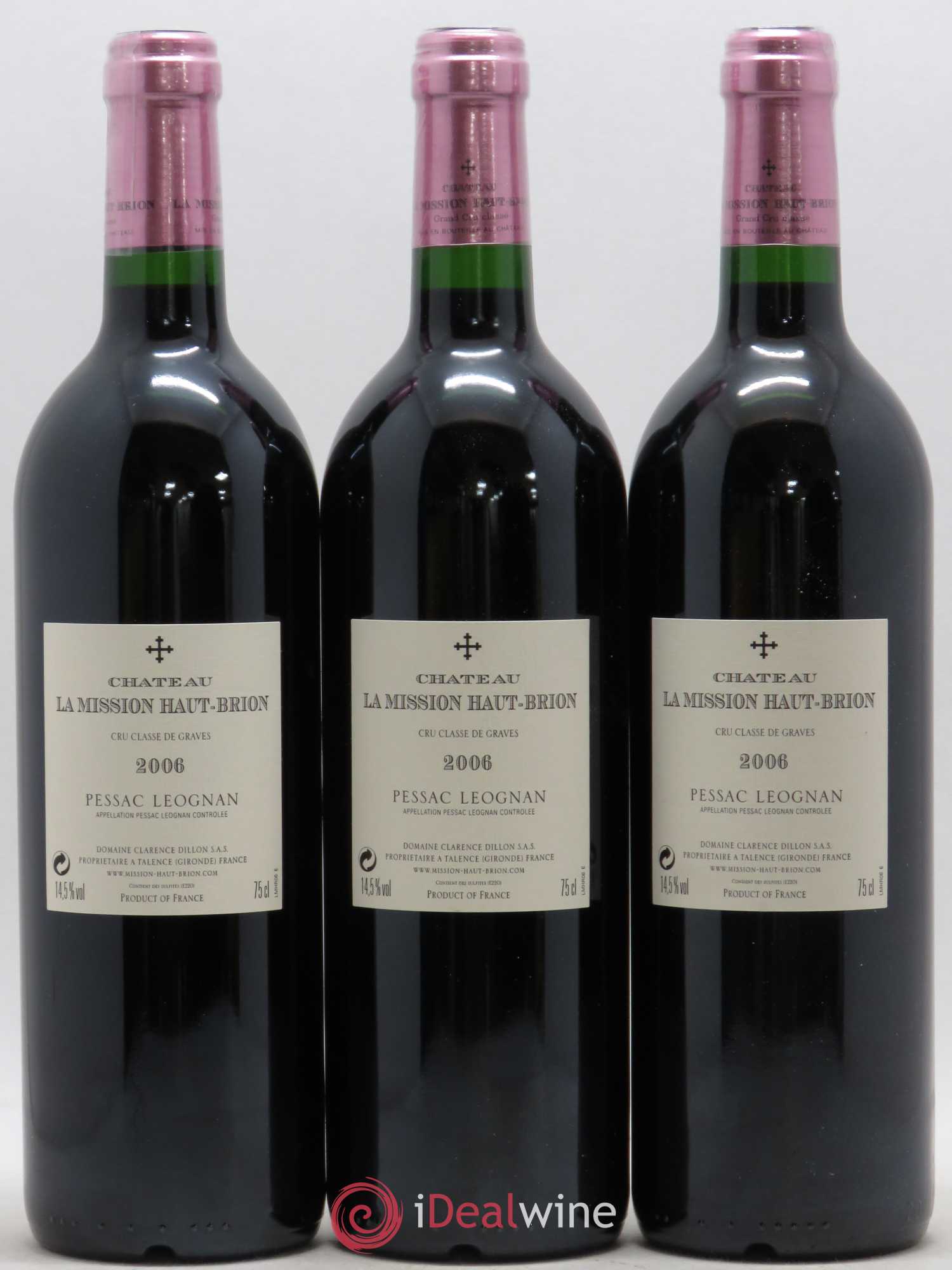 Château la Mission Haut-Brion Cru Classé de Graves 2006 - Lot de 12 bouteilles - 2