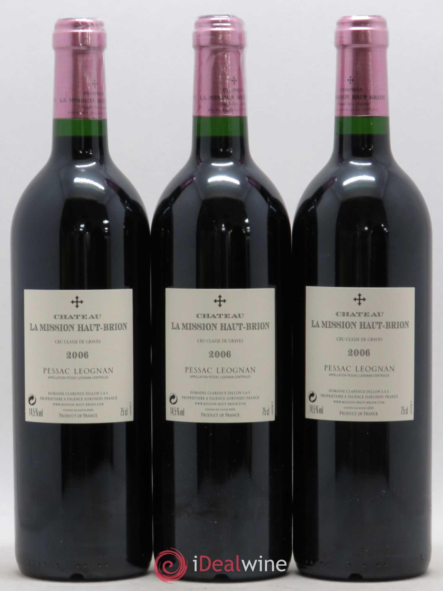 Château la Mission Haut-Brion Cru Classé de Graves 2006 - Lot de 12 bouteilles - 8