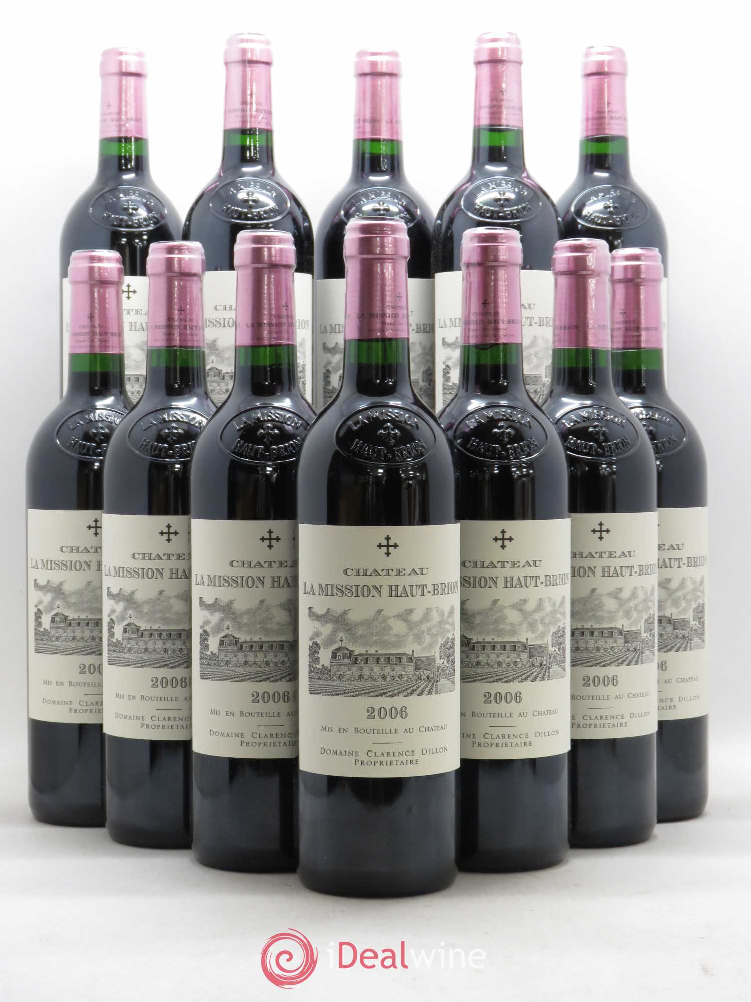 Château la Mission Haut-Brion Cru Classé de Graves 2006 - Lot de 12 bouteilles - 0