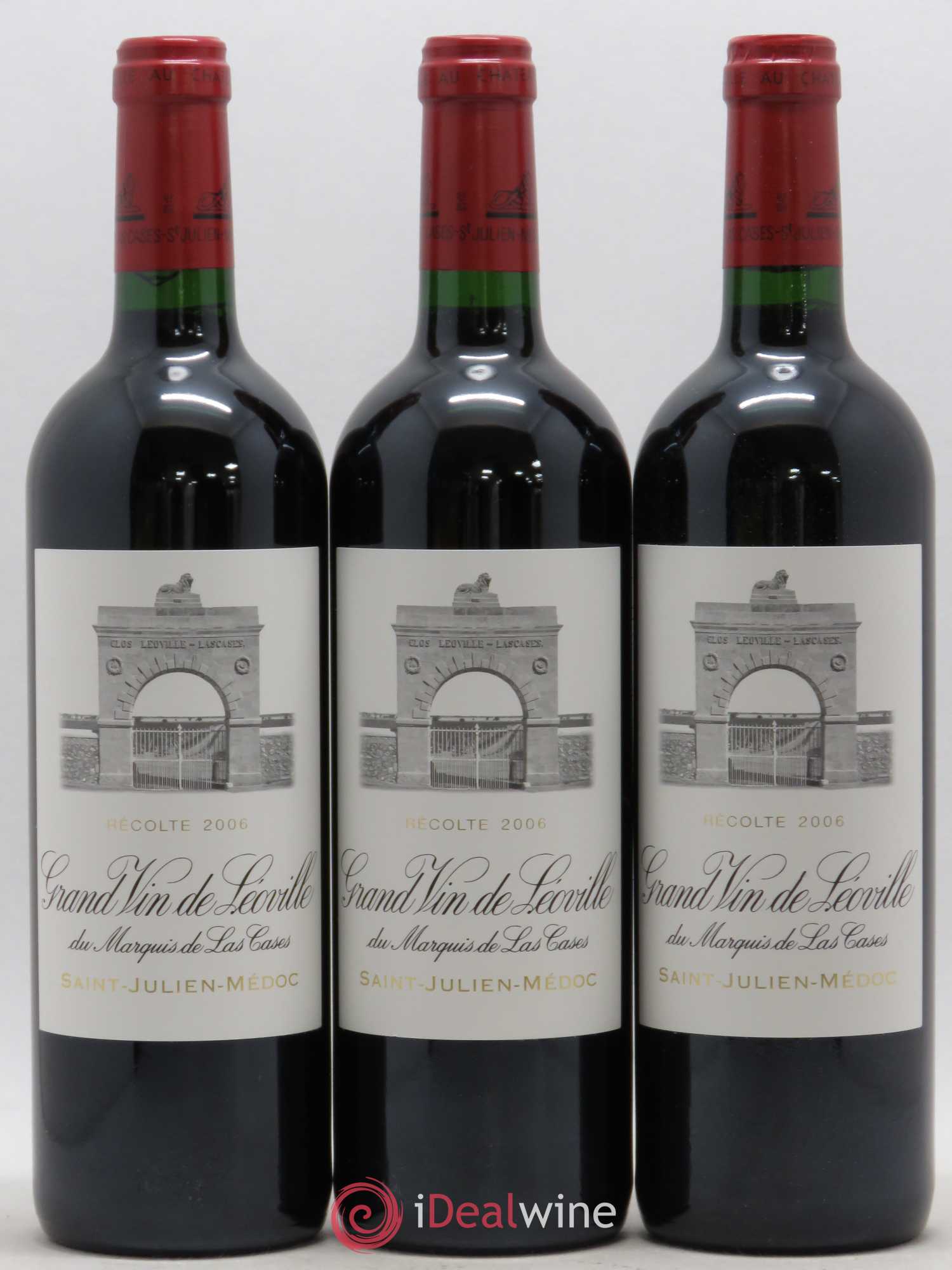 Château Léoville Las Cases 2ème Grand Cru Classé 2006 - Lot de 12 bouteilles - 1