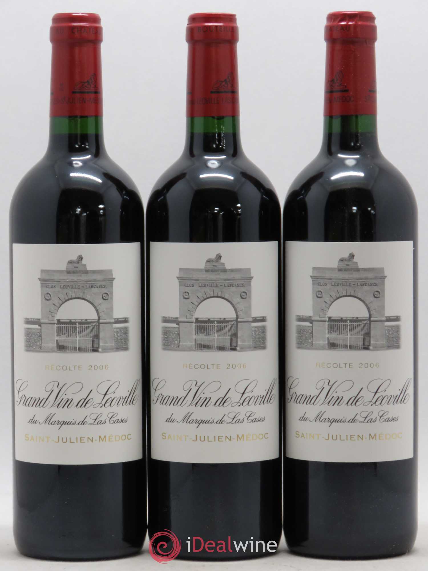 Château Léoville Las Cases 2ème Grand Cru Classé 2006 - Lot de 12 bouteilles - 1