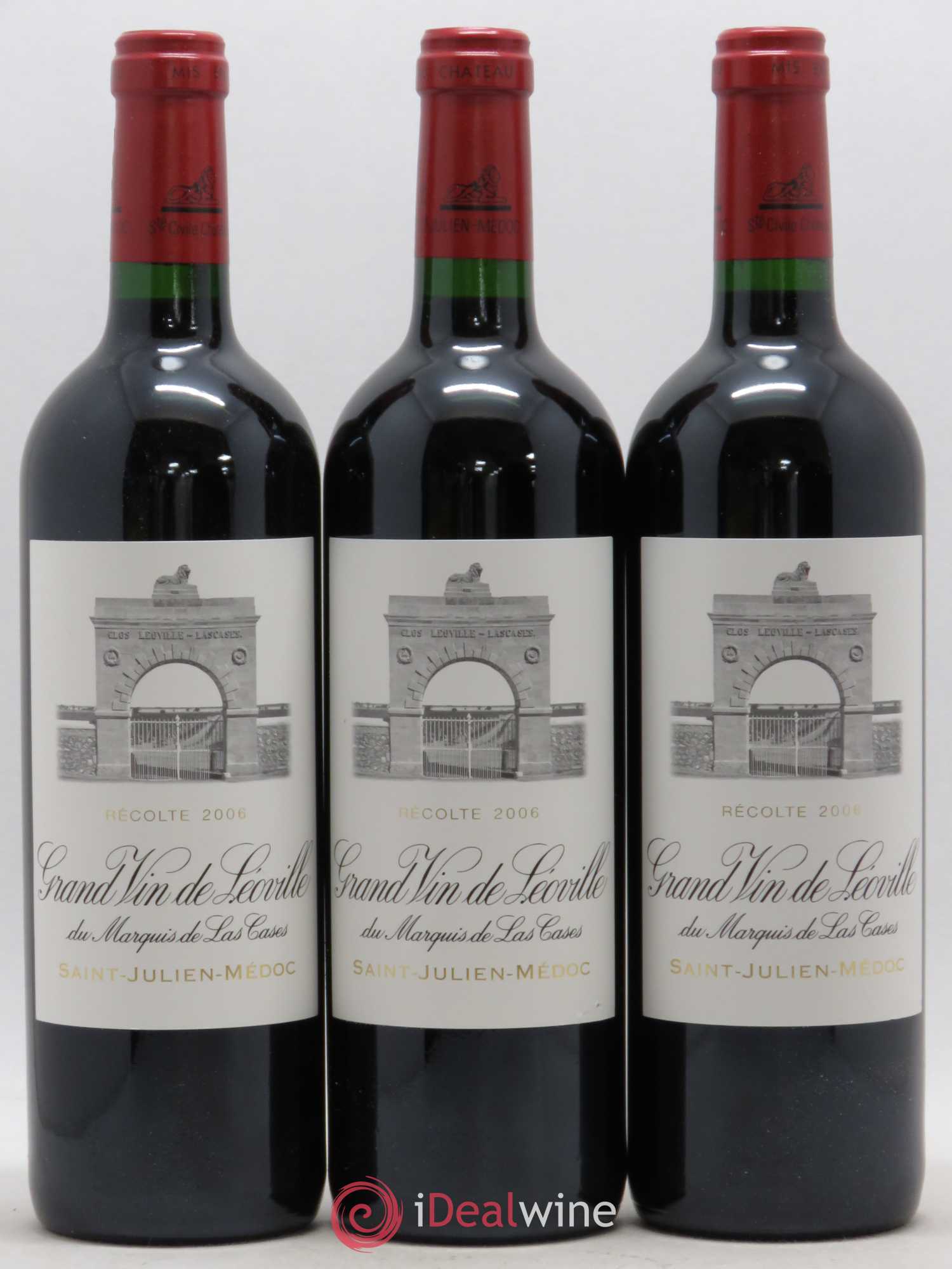 Château Léoville Las Cases 2ème Grand Cru Classé 2006 - Lot de 12 bouteilles - 3