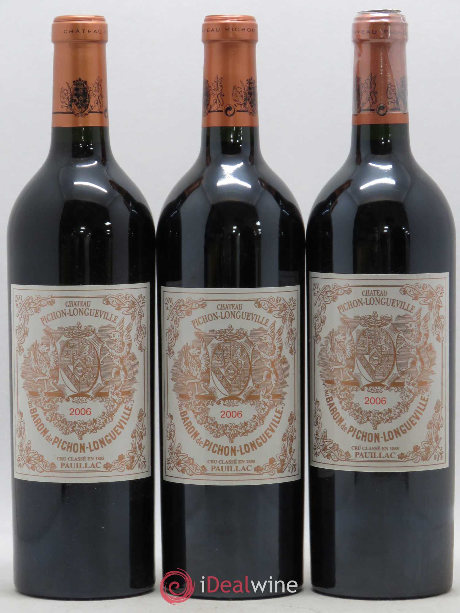 Pichon Longueville Baron 2ème Grand Cru Classé 2006 - Lot de 12 bouteilles - 1