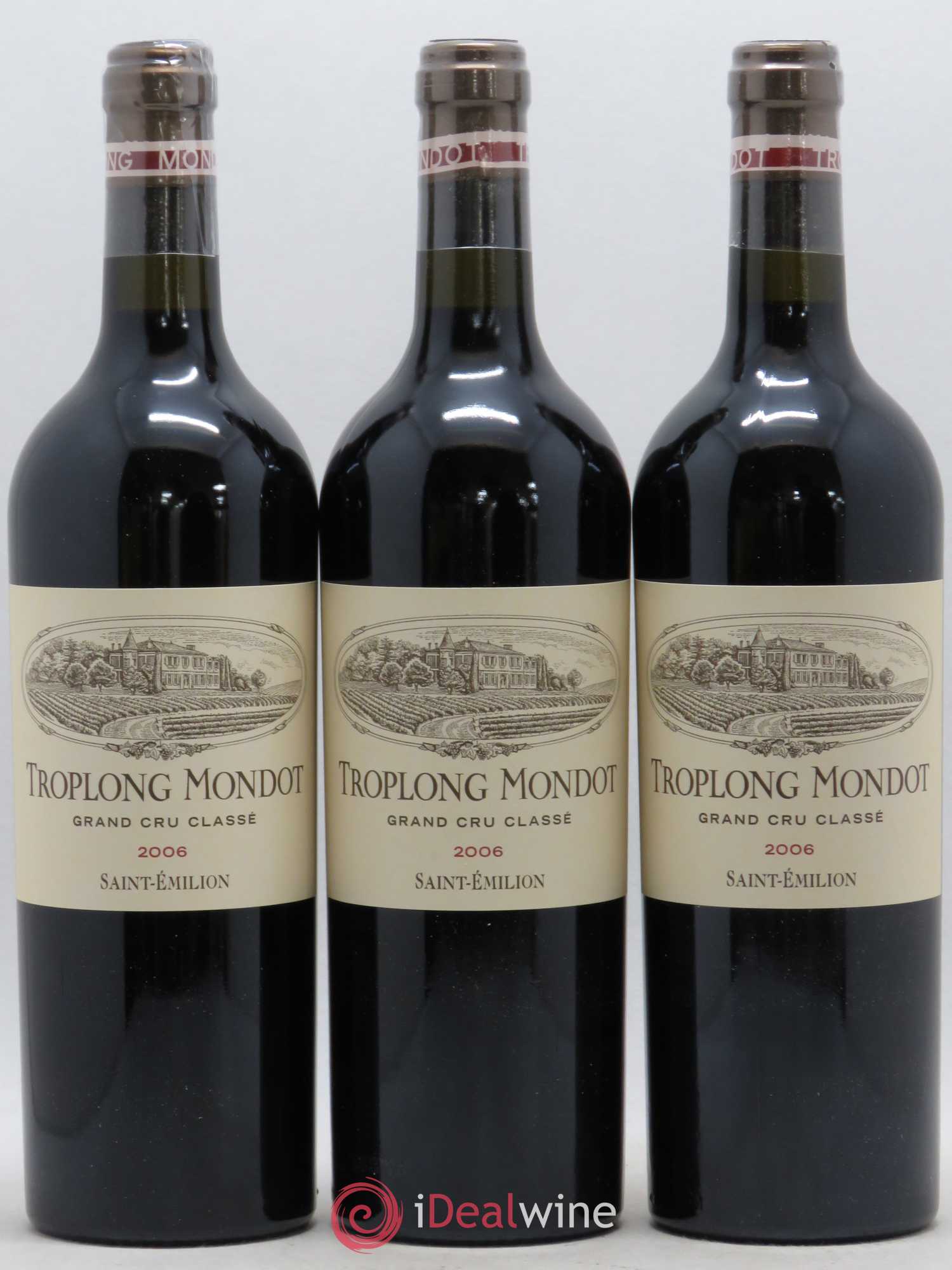 Château Troplong Mondot 1er Grand Cru Classé B 2006 - Lot de 12 bouteilles - 2