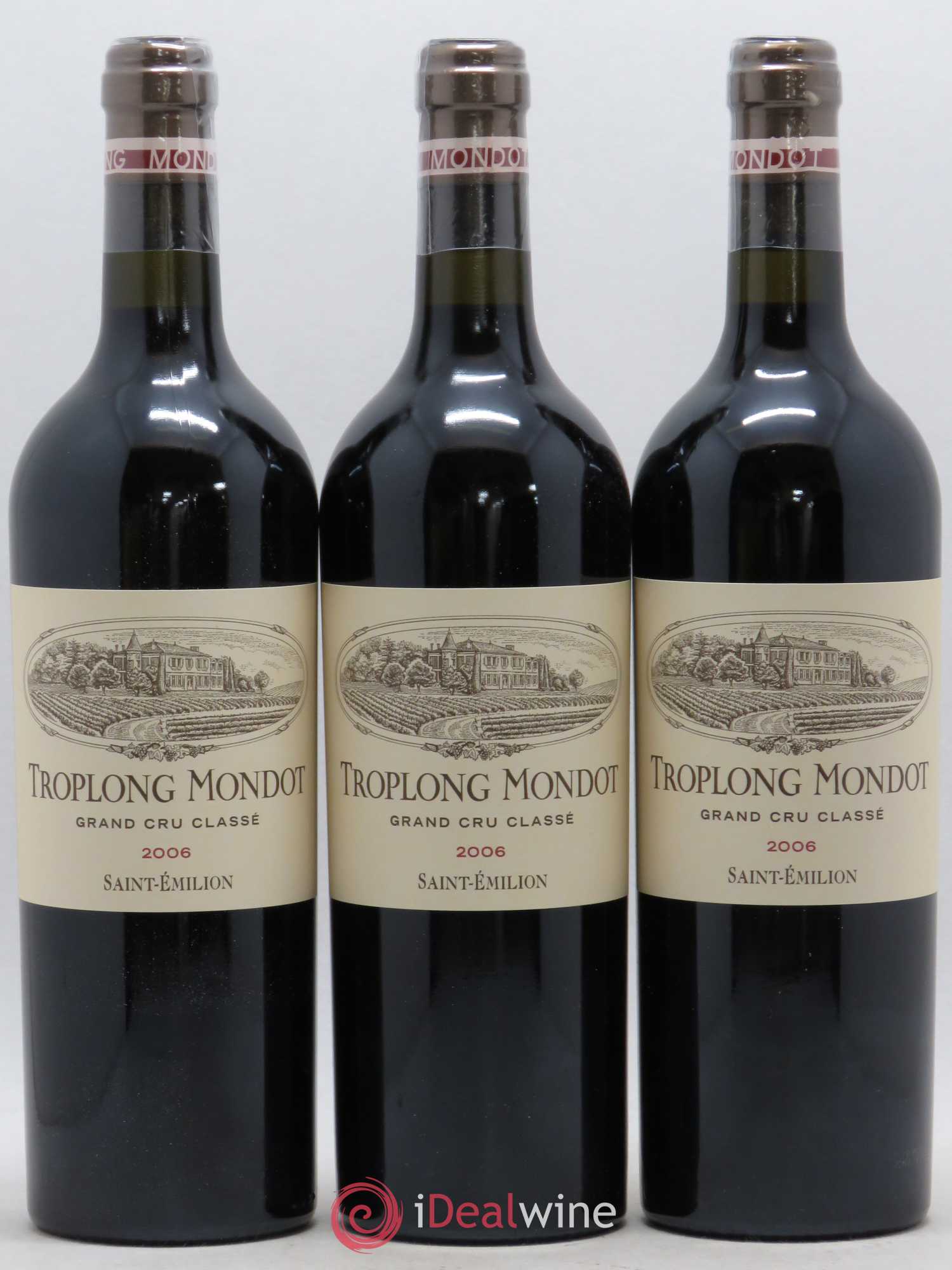 Château Troplong Mondot 1er Grand Cru Classé B 2006 - Lot de 12 bouteilles - 3