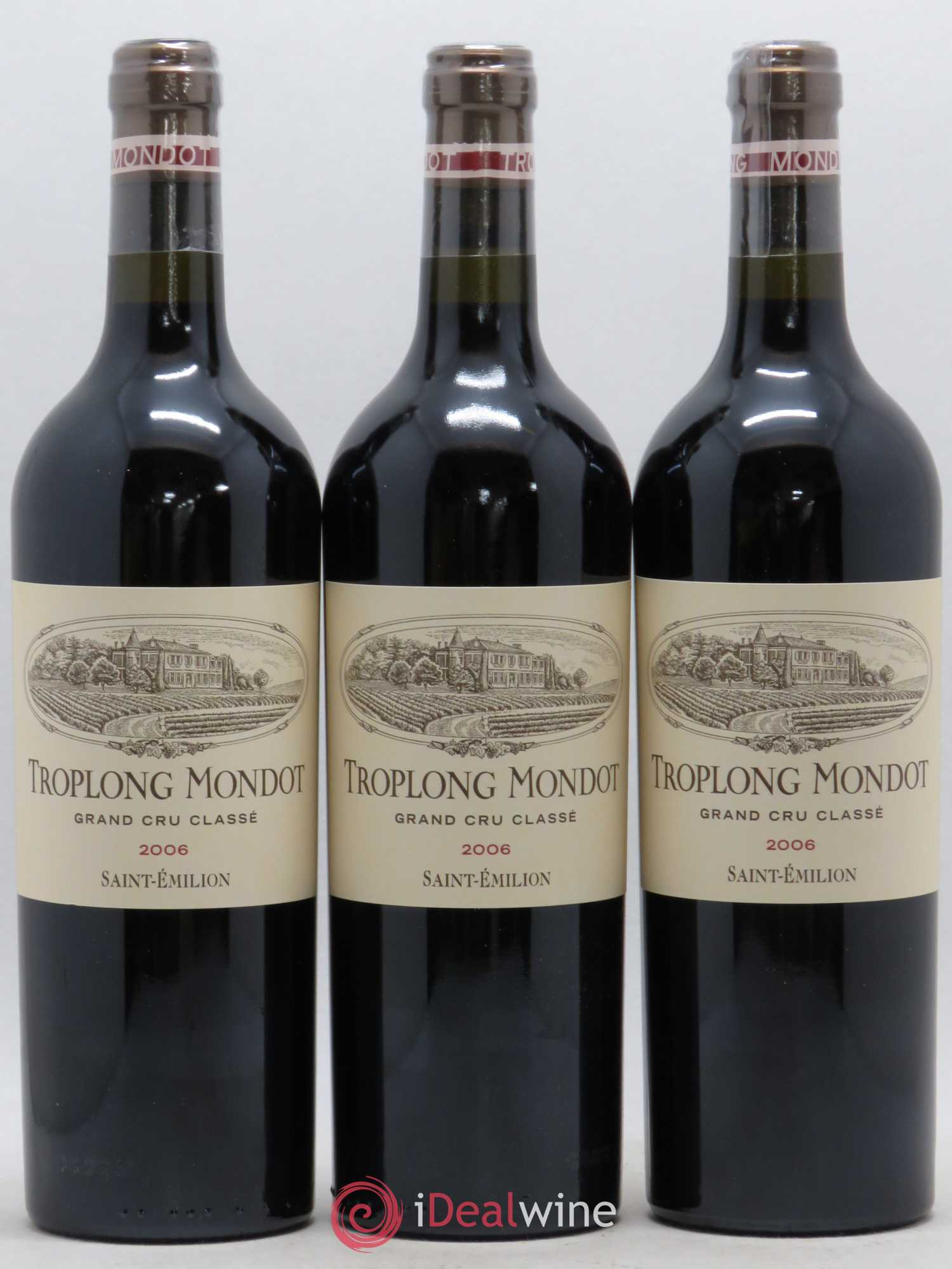 Château Troplong Mondot 1er Grand Cru Classé B 2006 - Lot de 12 bouteilles - 4