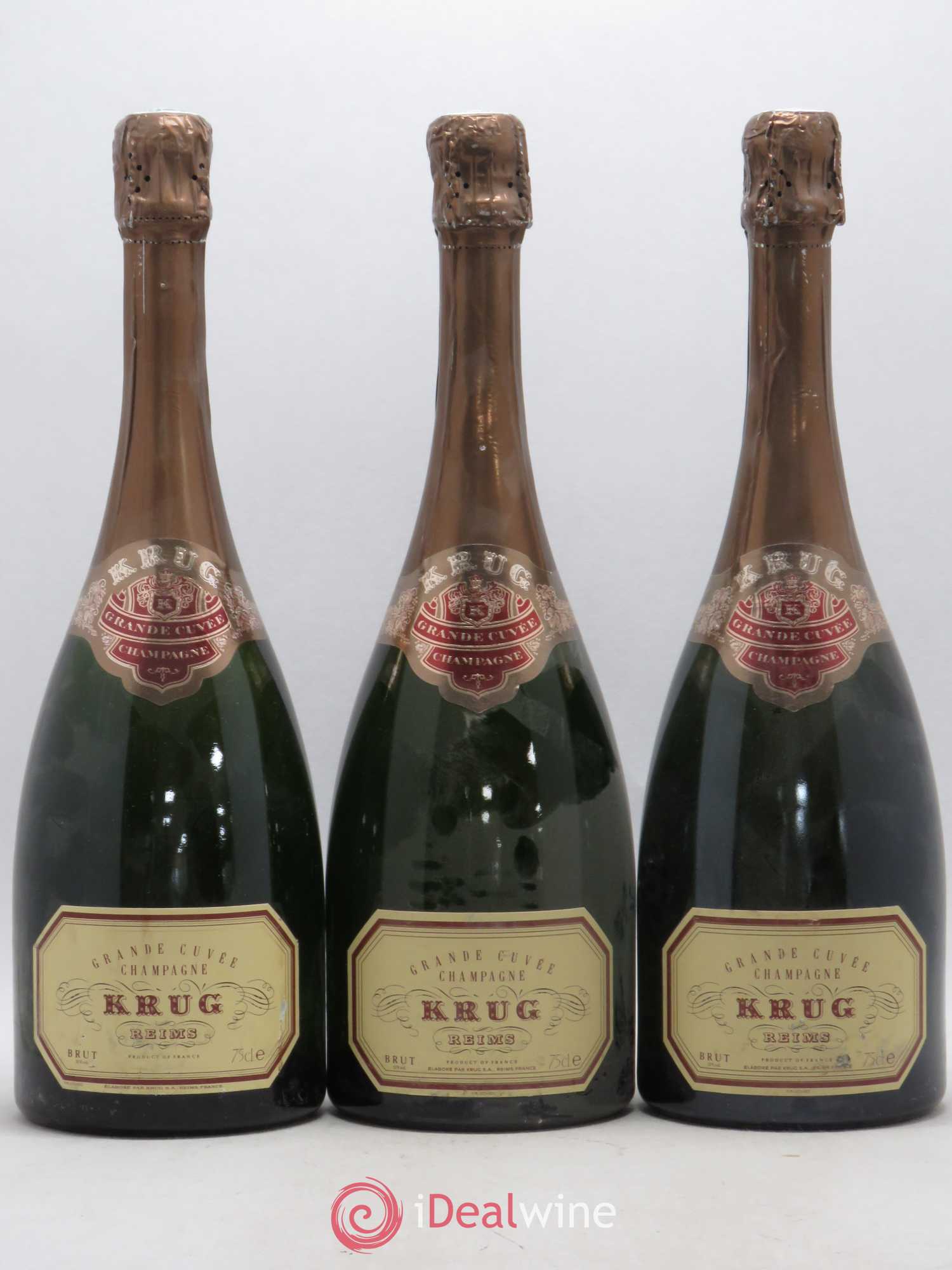 Grande Cuvée Brut Krug - Lot de 3 bouteilles - 0