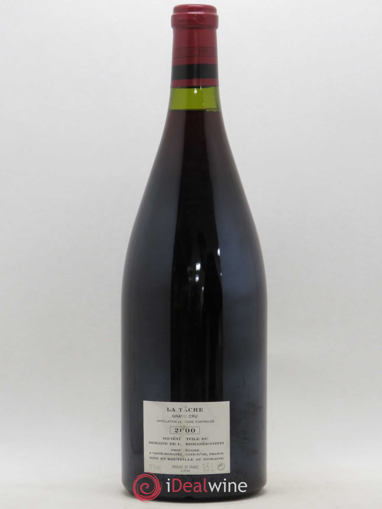 La Tâche Grand Cru Domaine de la Romanée-Conti 2000 - Lot de 1 magnum - 1