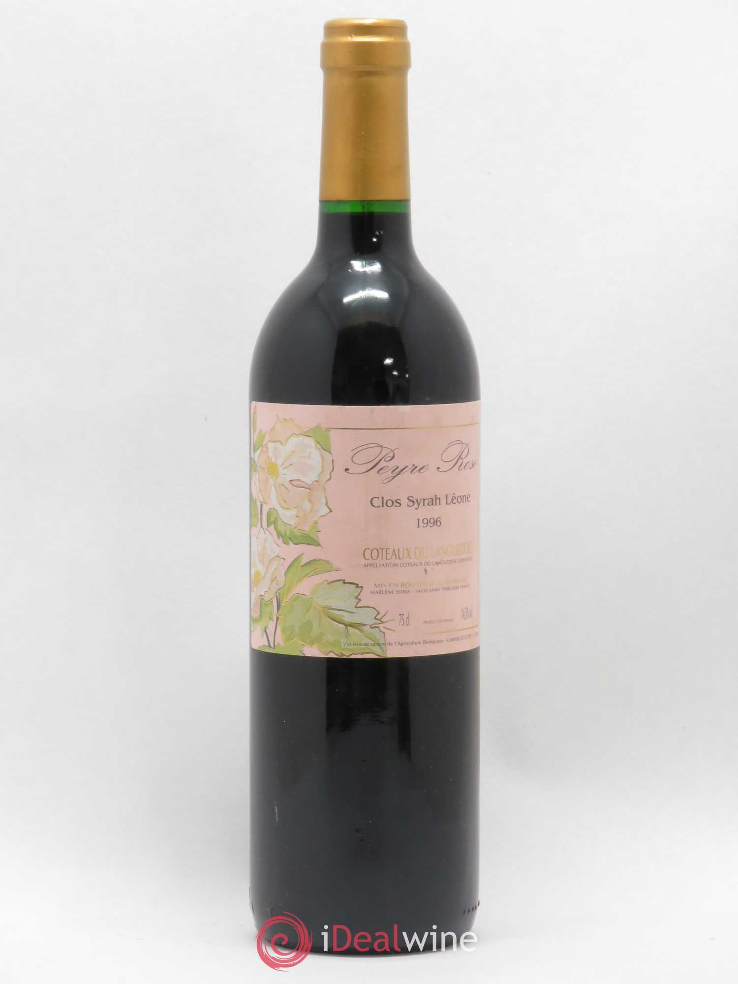 Coteaux du Languedoc Domaine Peyre Rose Belle Léone (anciennement Syrah Léone) Marlène Soria (sans prix de réserve) 1996 - Lot de 1 bouteille - 0