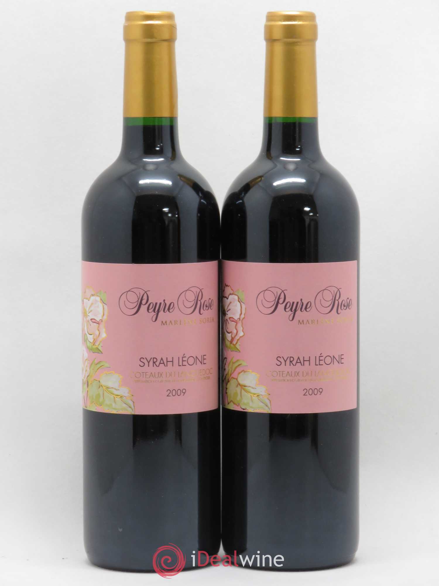 Coteaux du Languedoc Domaine Peyre Rose Belle Léone (anciennement Syrah Léone) Marlène Soria (sans prix de réserve) 2009 - Lot de 2 bouteilles - 0