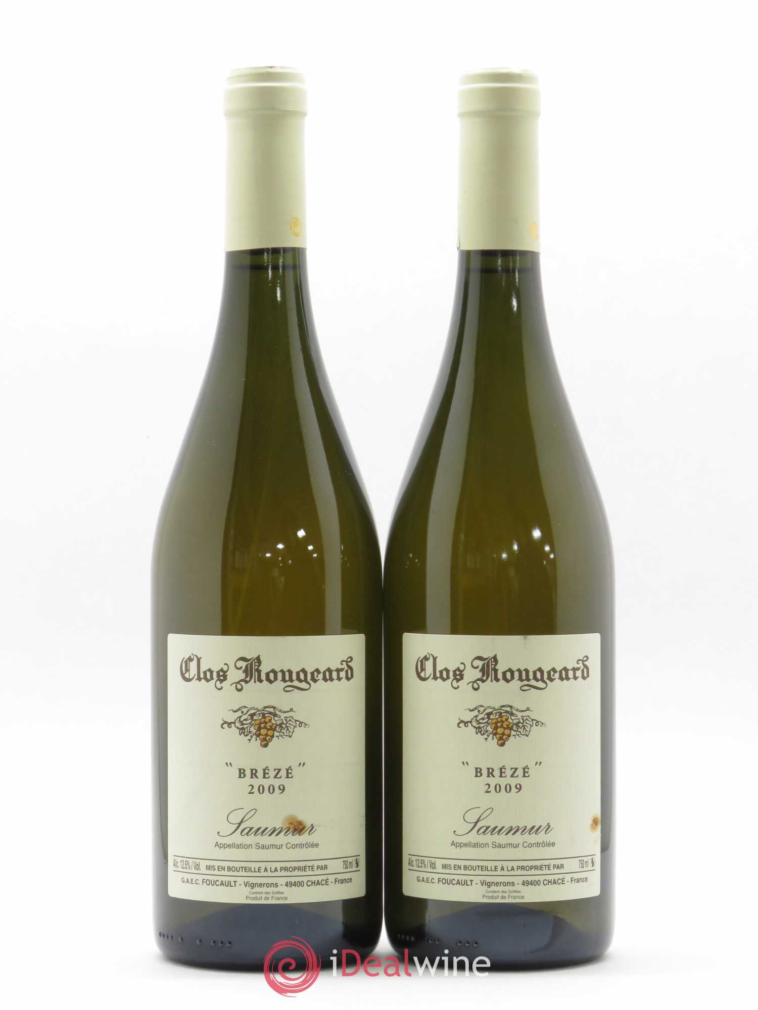 Saumur Brézé Clos Rougeard 2009 - Lot de 2 bouteilles - 0
