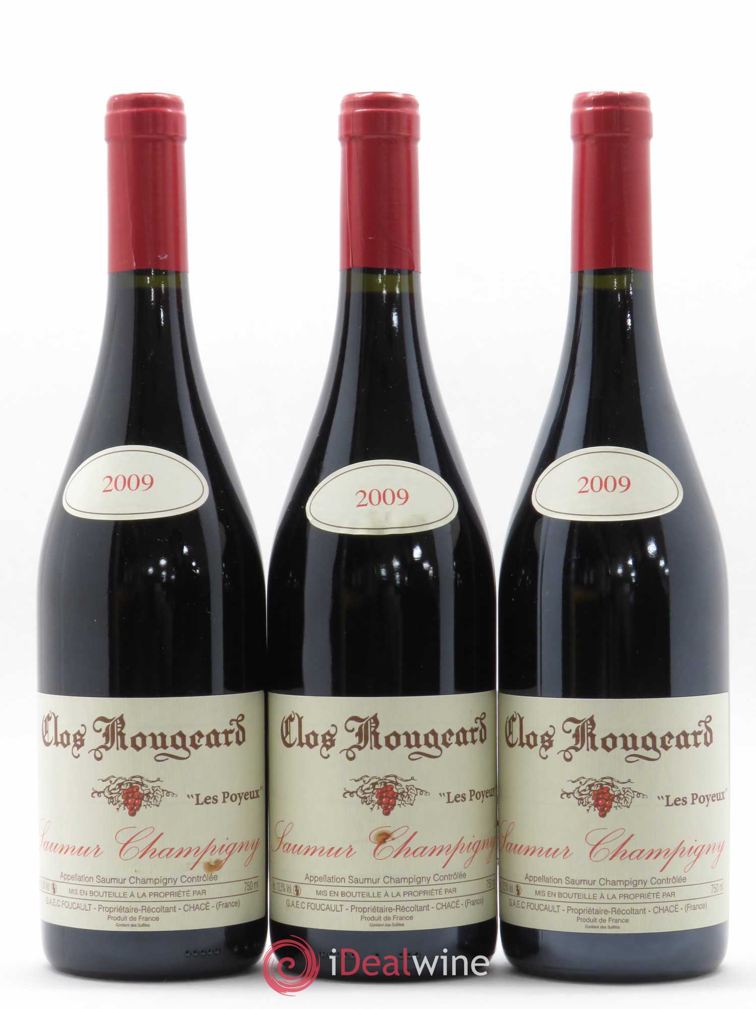 Saumur-Champigny Les Poyeux Clos Rougeard 2009 - Lot de 3 bouteilles - 0