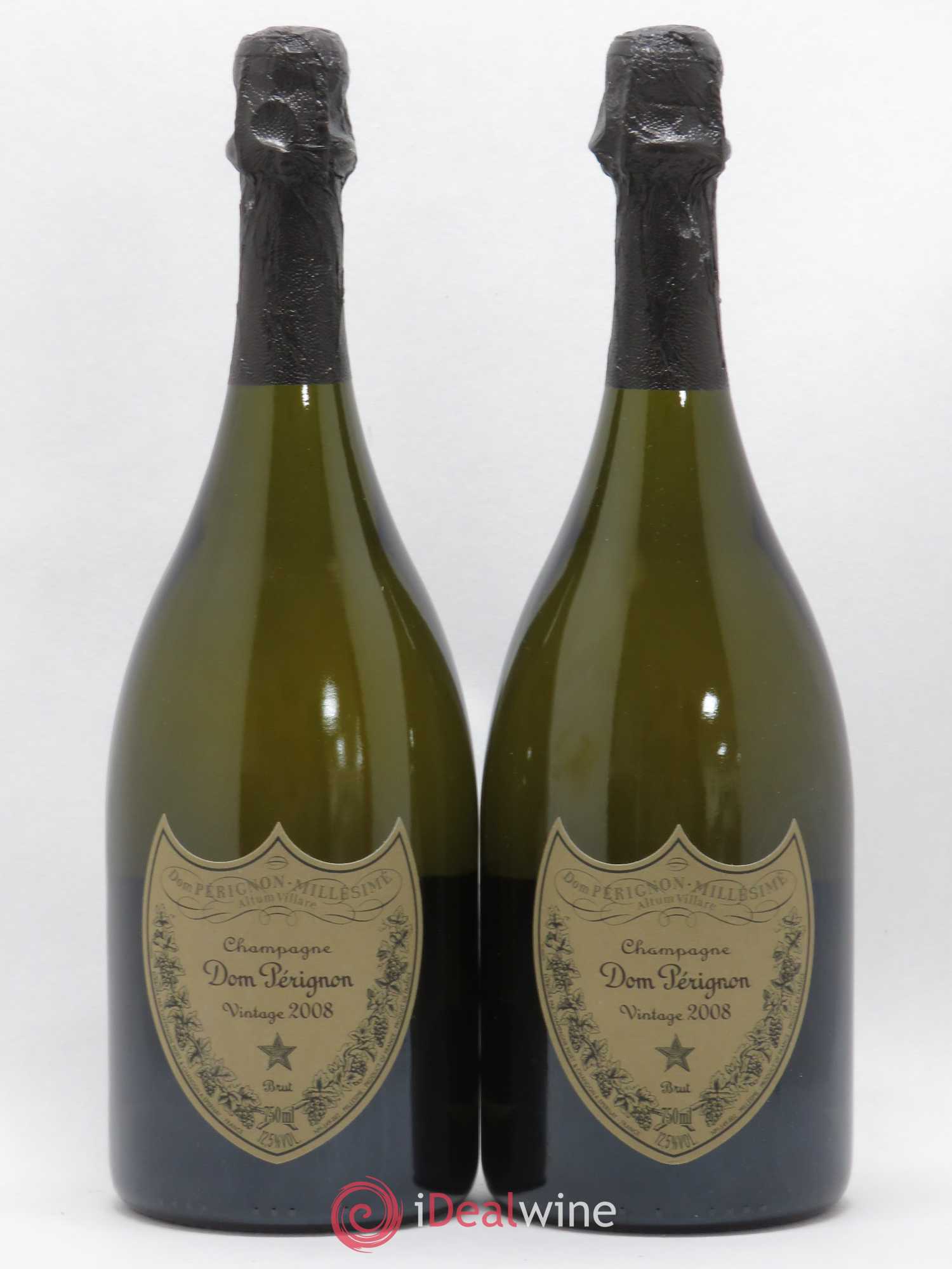 Brut Dom Pérignon (sans prix de réserve) 2008 - Lot de 2 bouteilles - 0