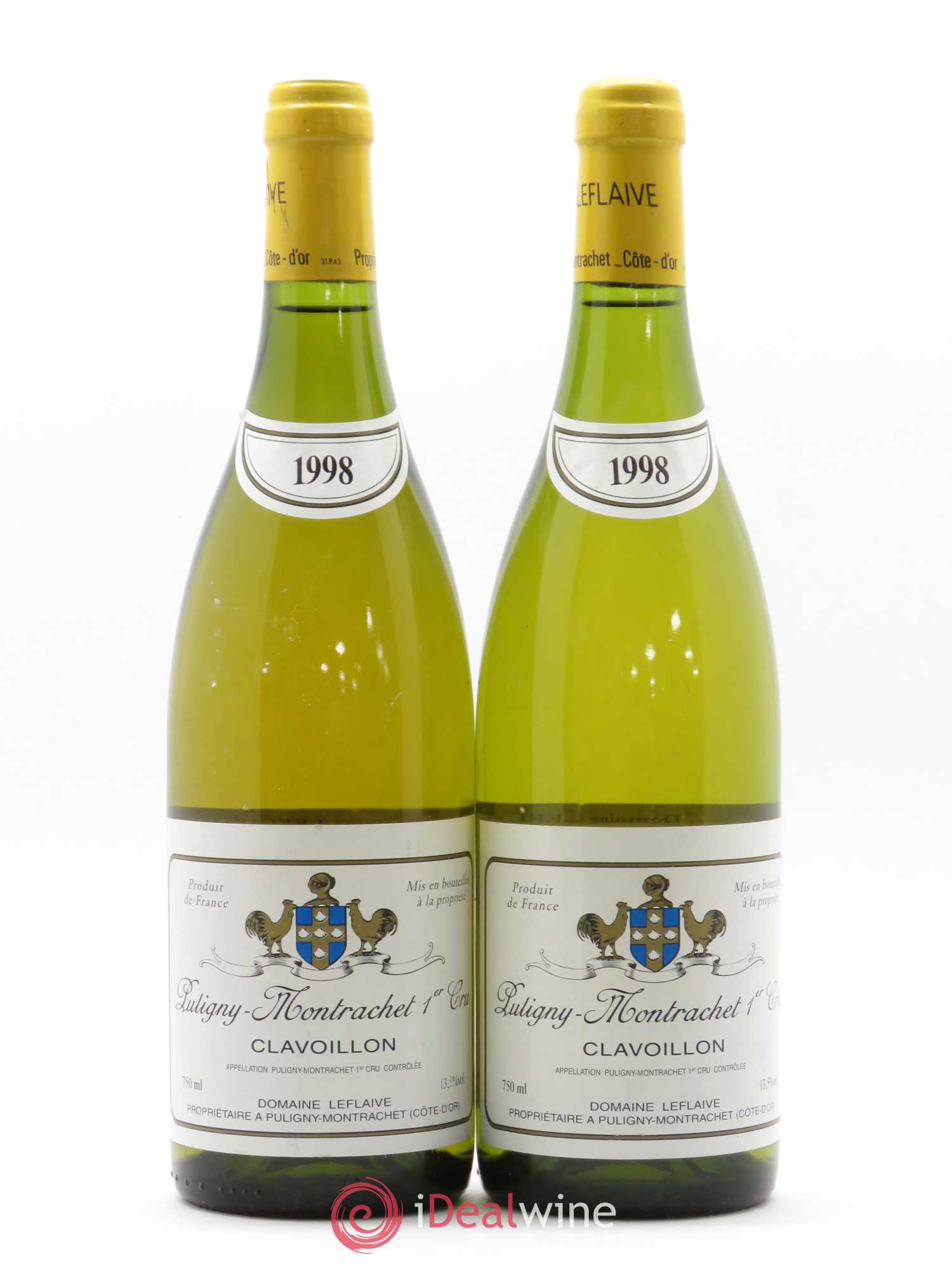 Puligny-Montrachet 1er Cru Clavoillon Leflaive (Domaine) 1998 - Lot de 2 bouteilles - 0