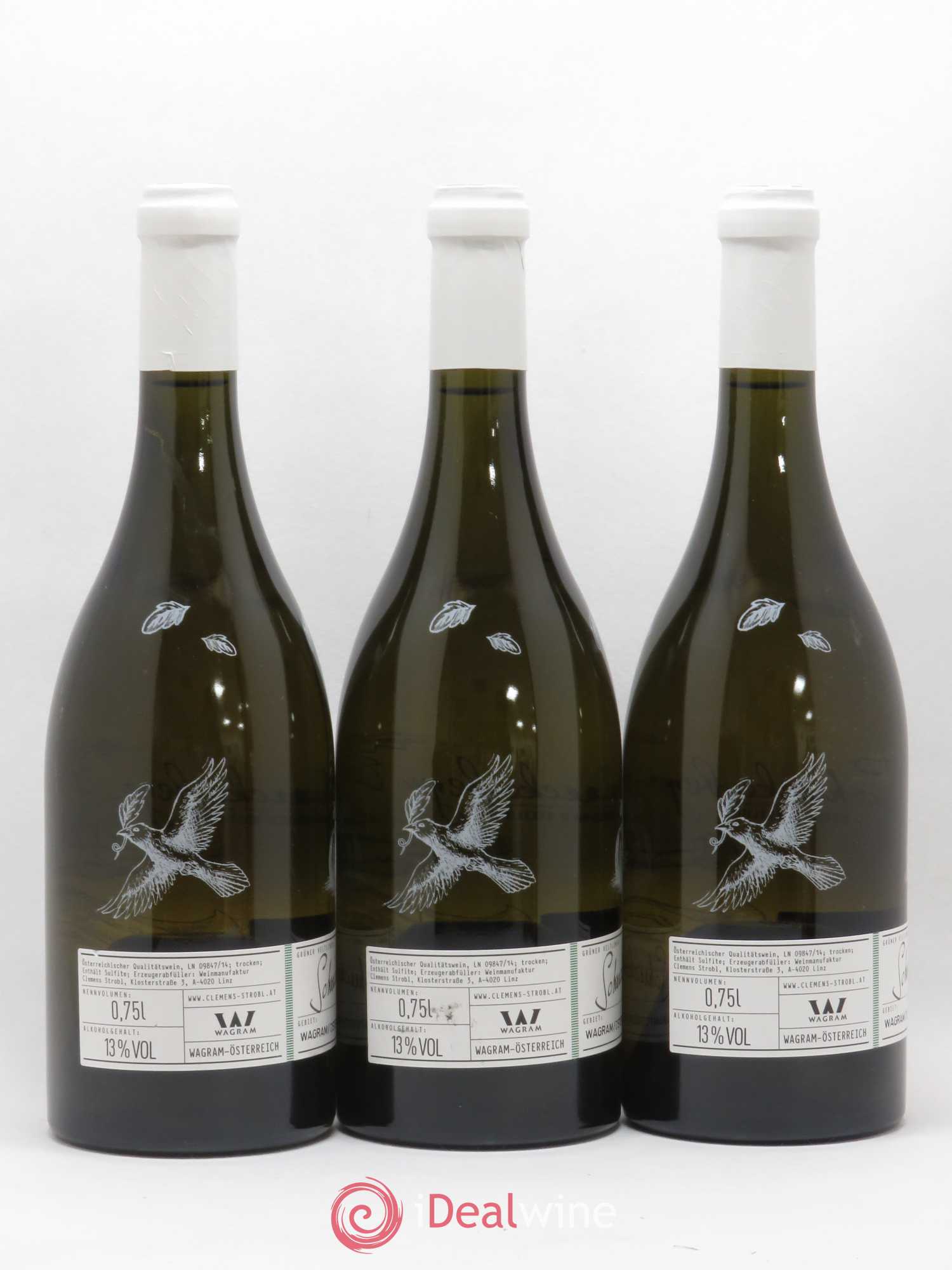 Autriche Wagram Schrekenberg Gruner Veltiner (sans prix de réserve) 2013 - Posten von 3 Flaschen - 1
