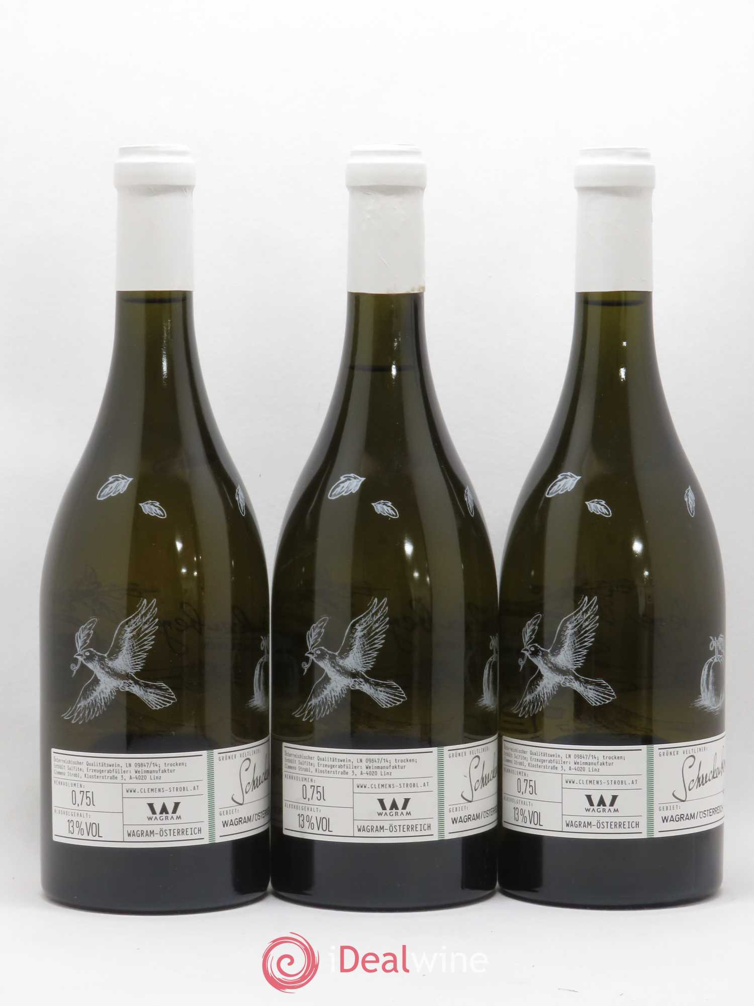 Autriche Wagram Schrekenberg Gruner Veltiner (sans prix de réserve) 2013 - Posten von 3 Flaschen - 1