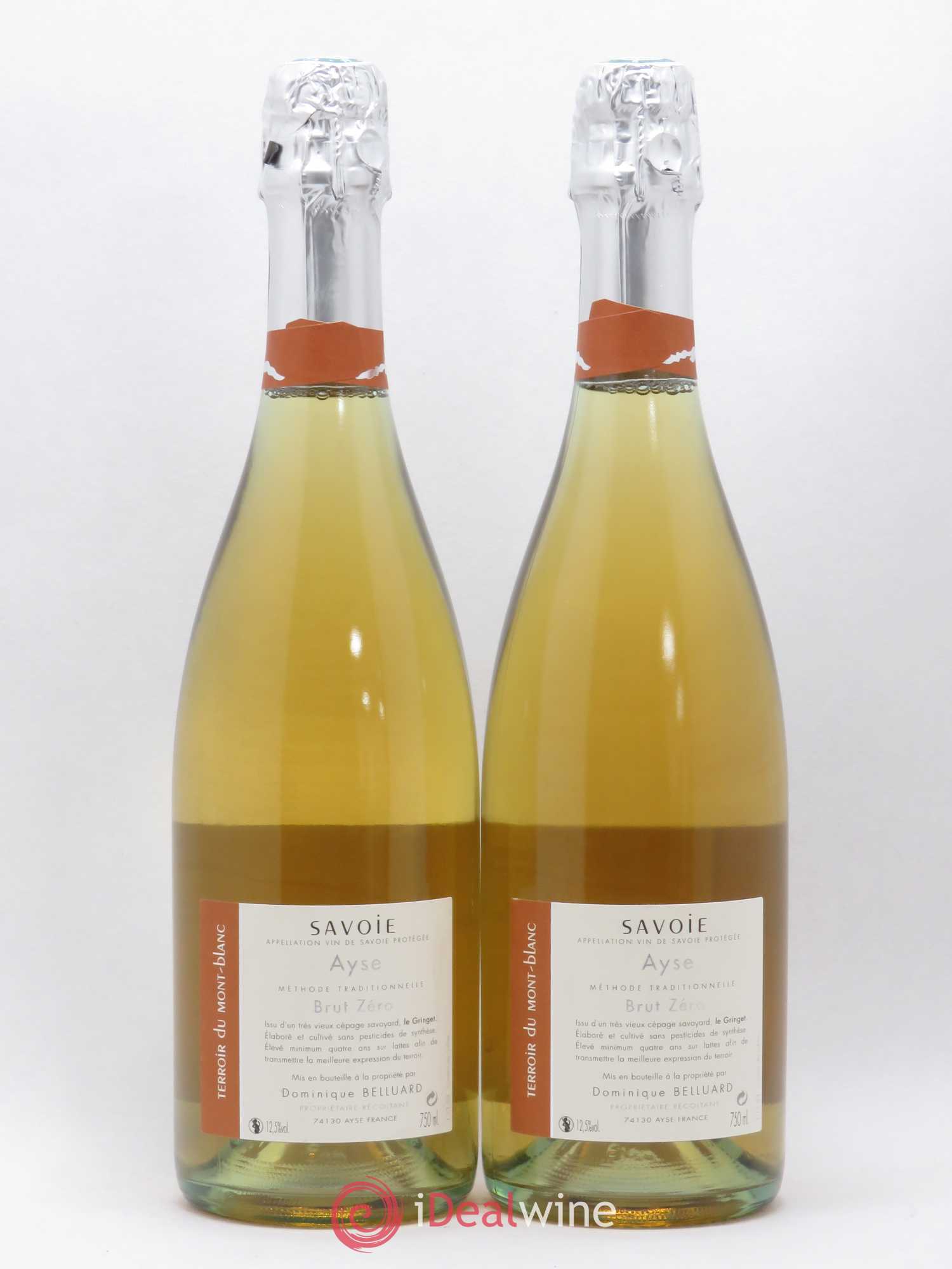 Vin de Savoie Ayse - Mont Blanc Domaine Belluard Brut Zéro (sans prix de réserve) 2011 - Lot de 2 bouteilles - 1